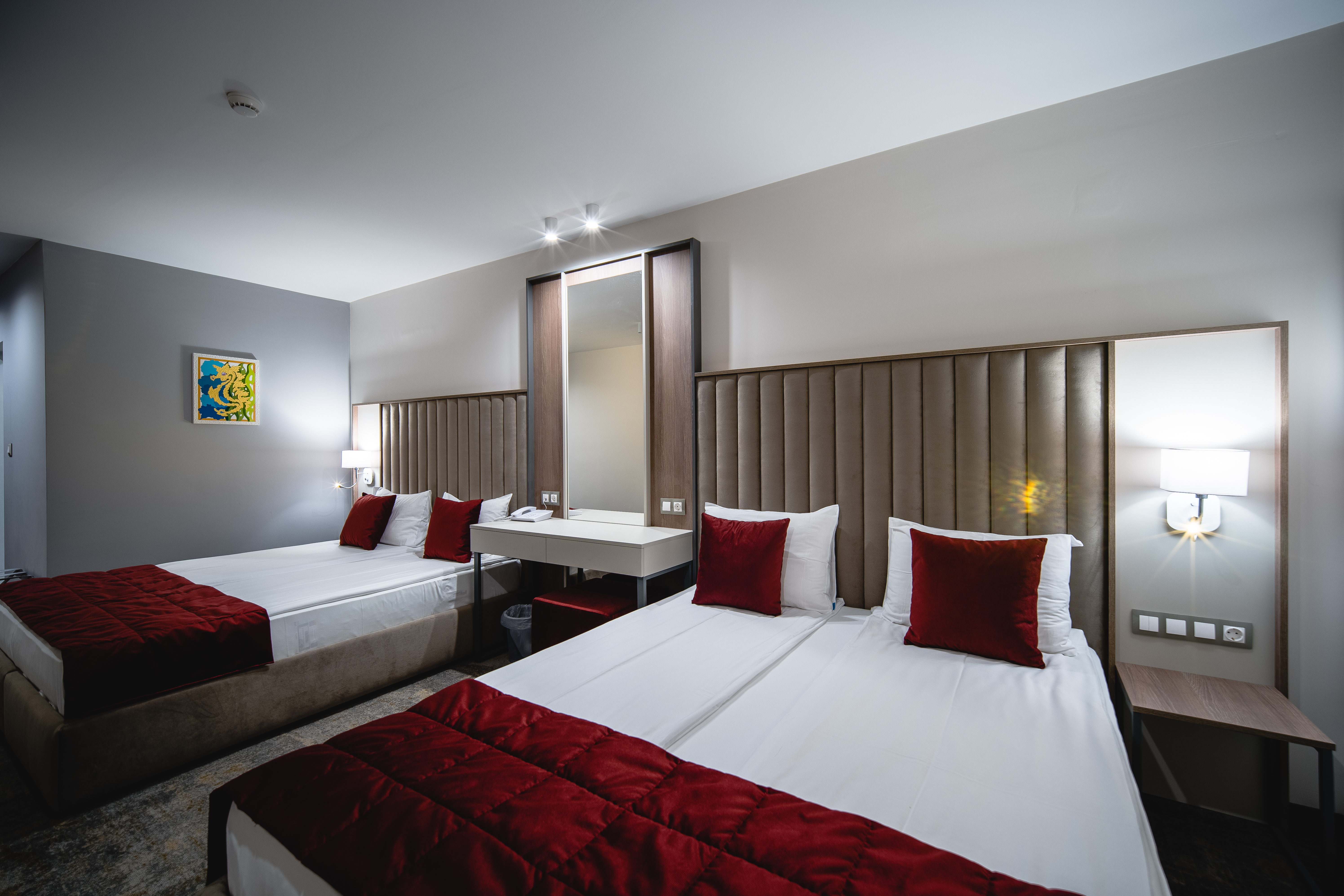 Quadruple Two Queen Beds