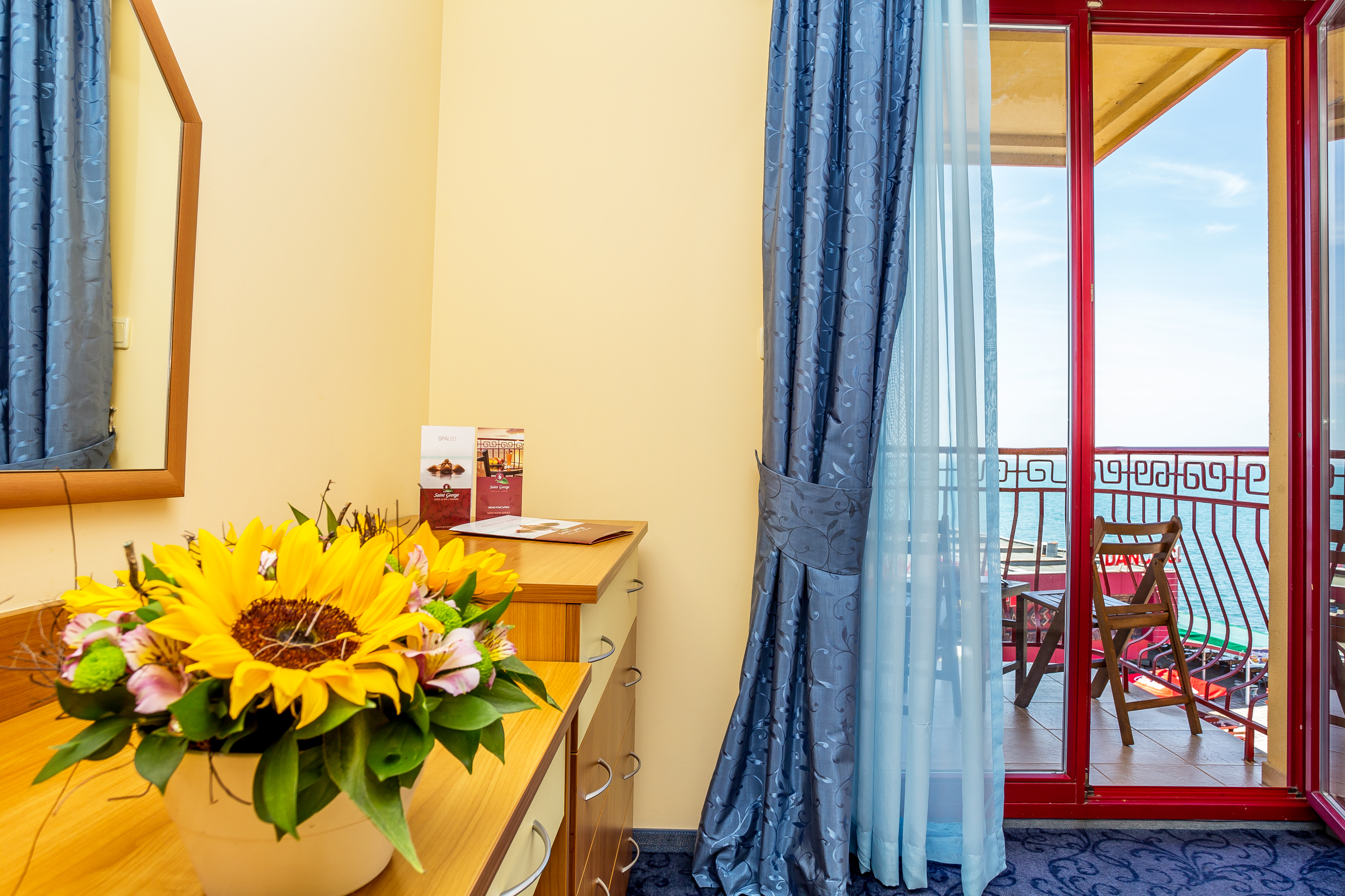 Double Partial Ocean View Two Double Beds