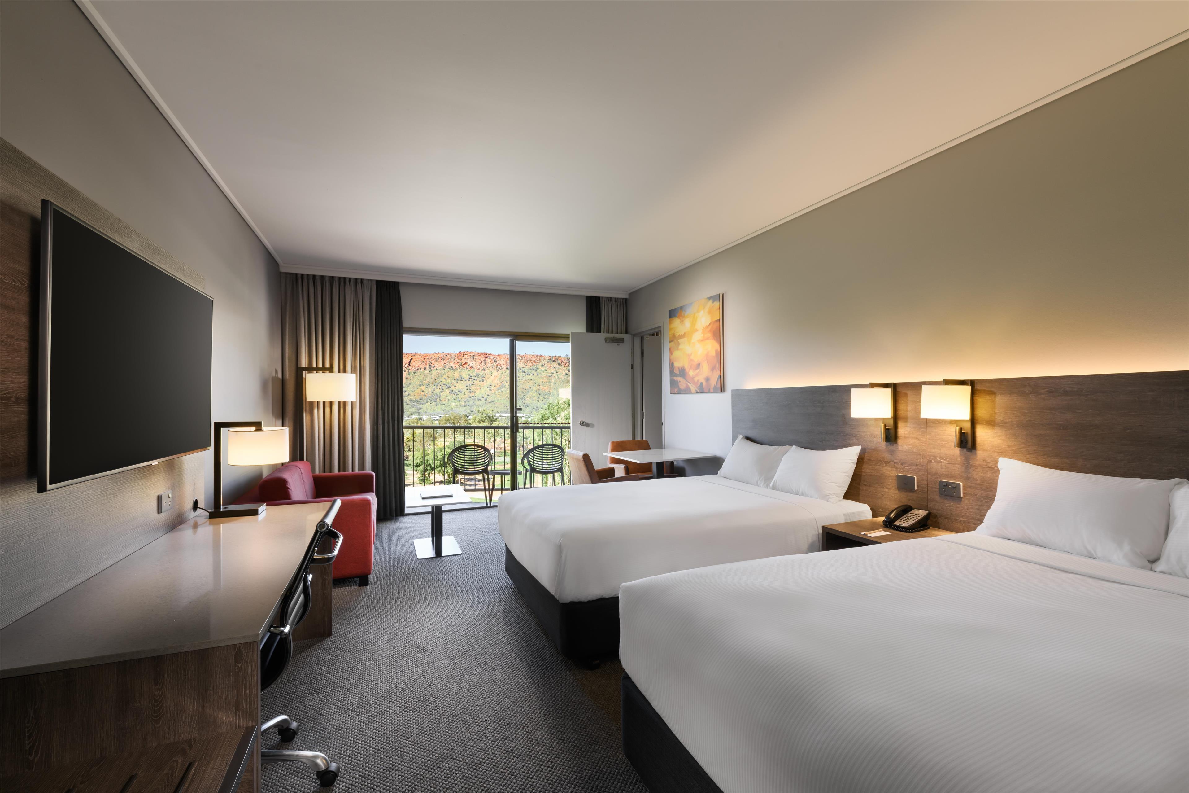 Double Two Double Beds with Views