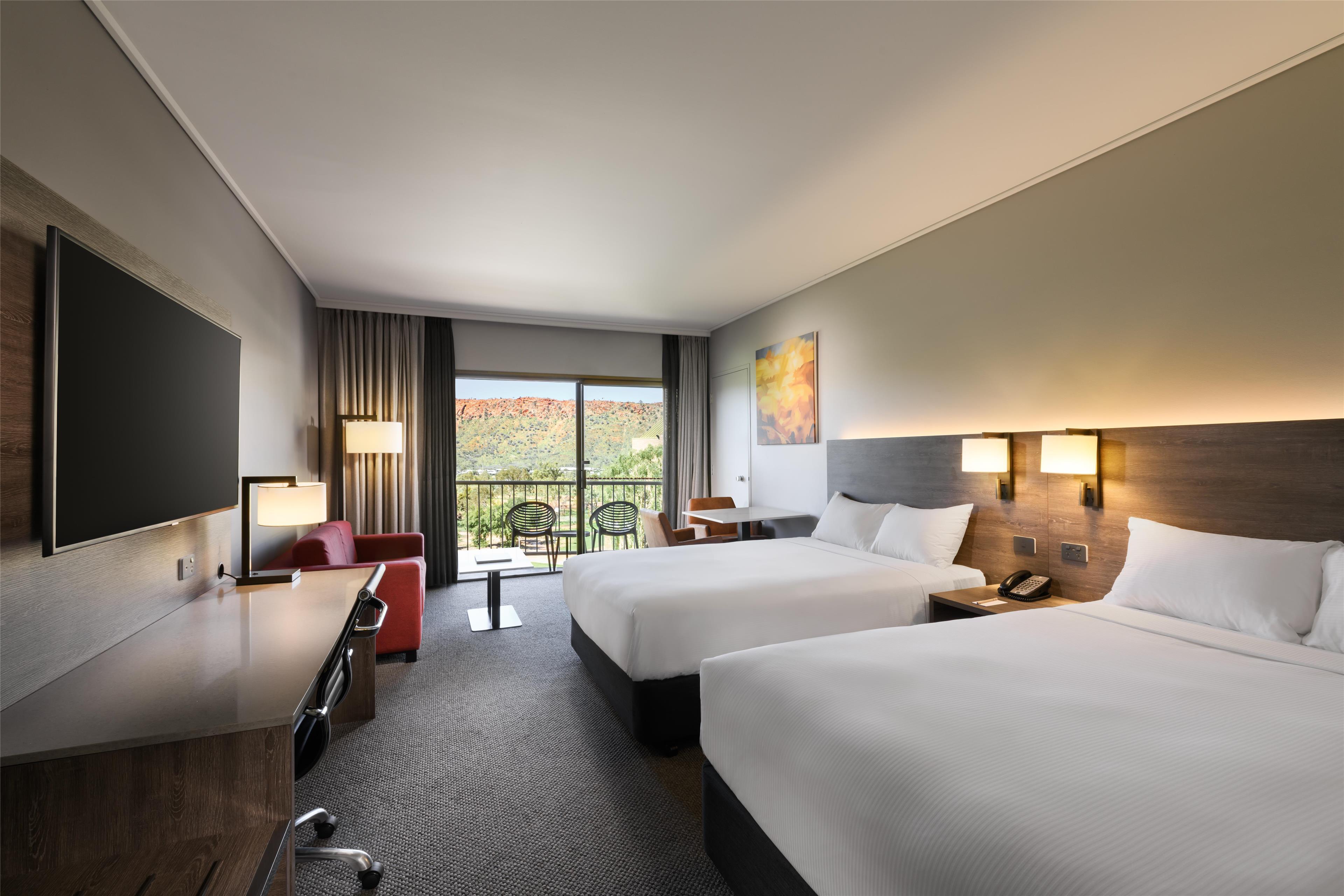 Double Two Double Beds with Views