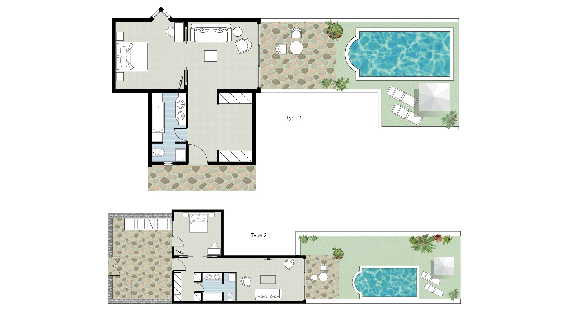 Suite Sea View with Private Pool