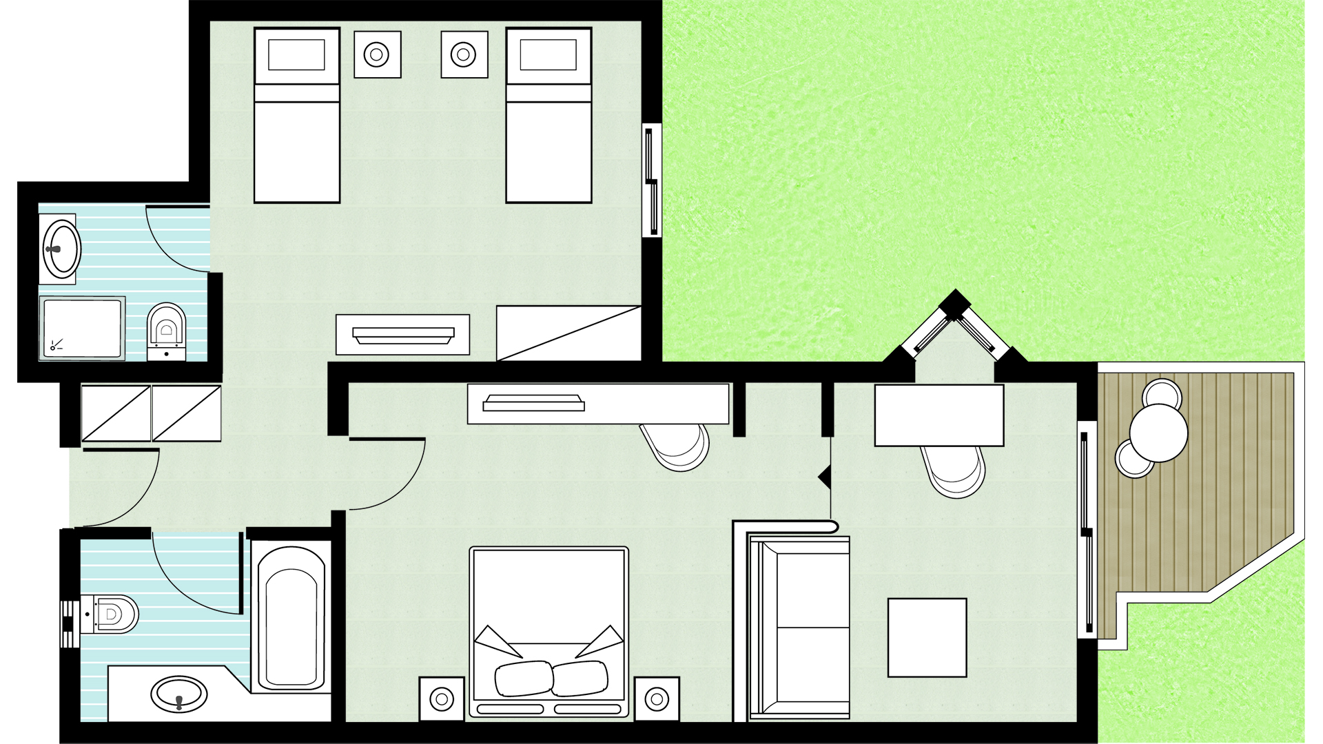 Bungalow Deluxe Garden View