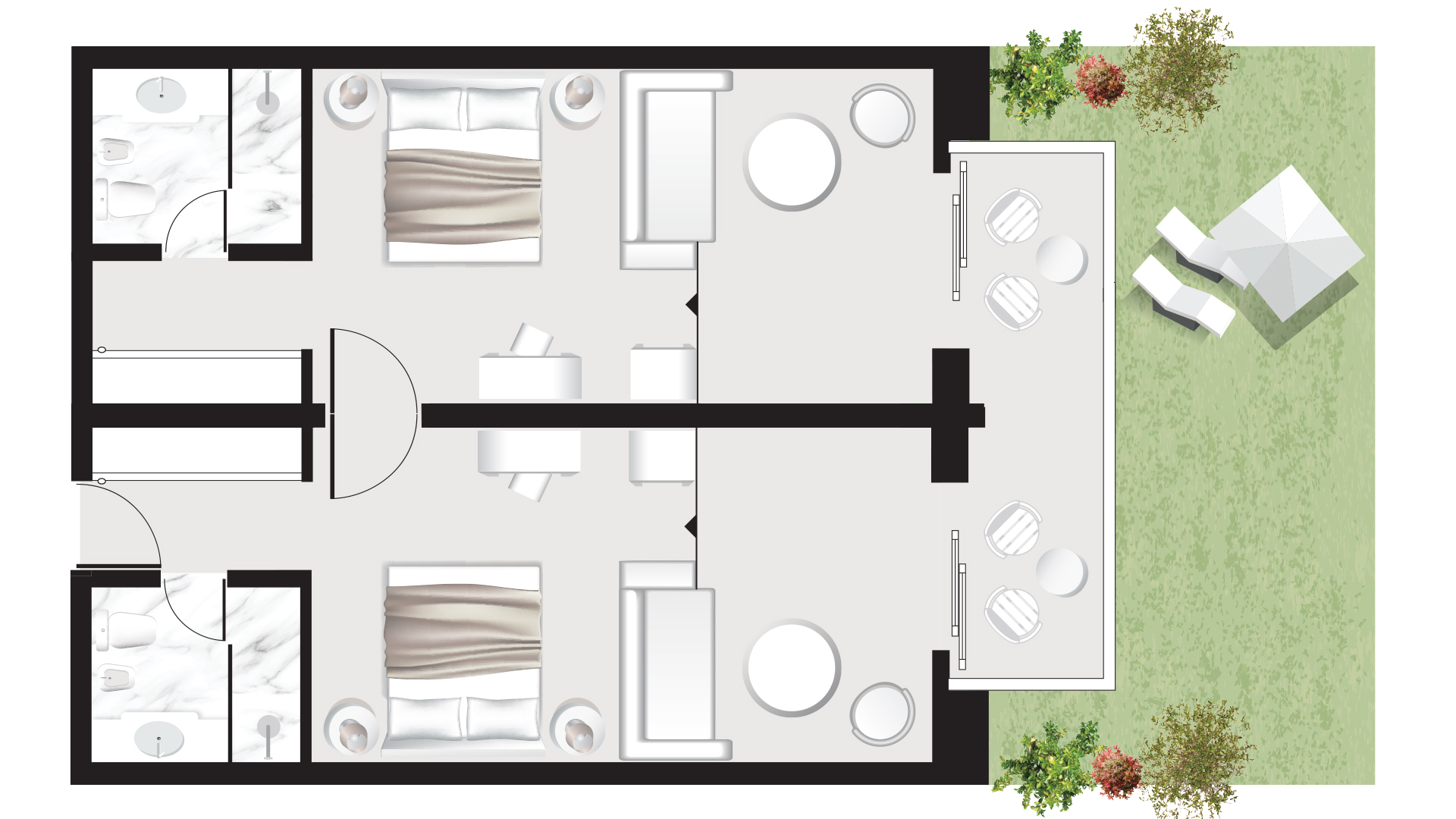 Suite Luxury Two Bedrooms