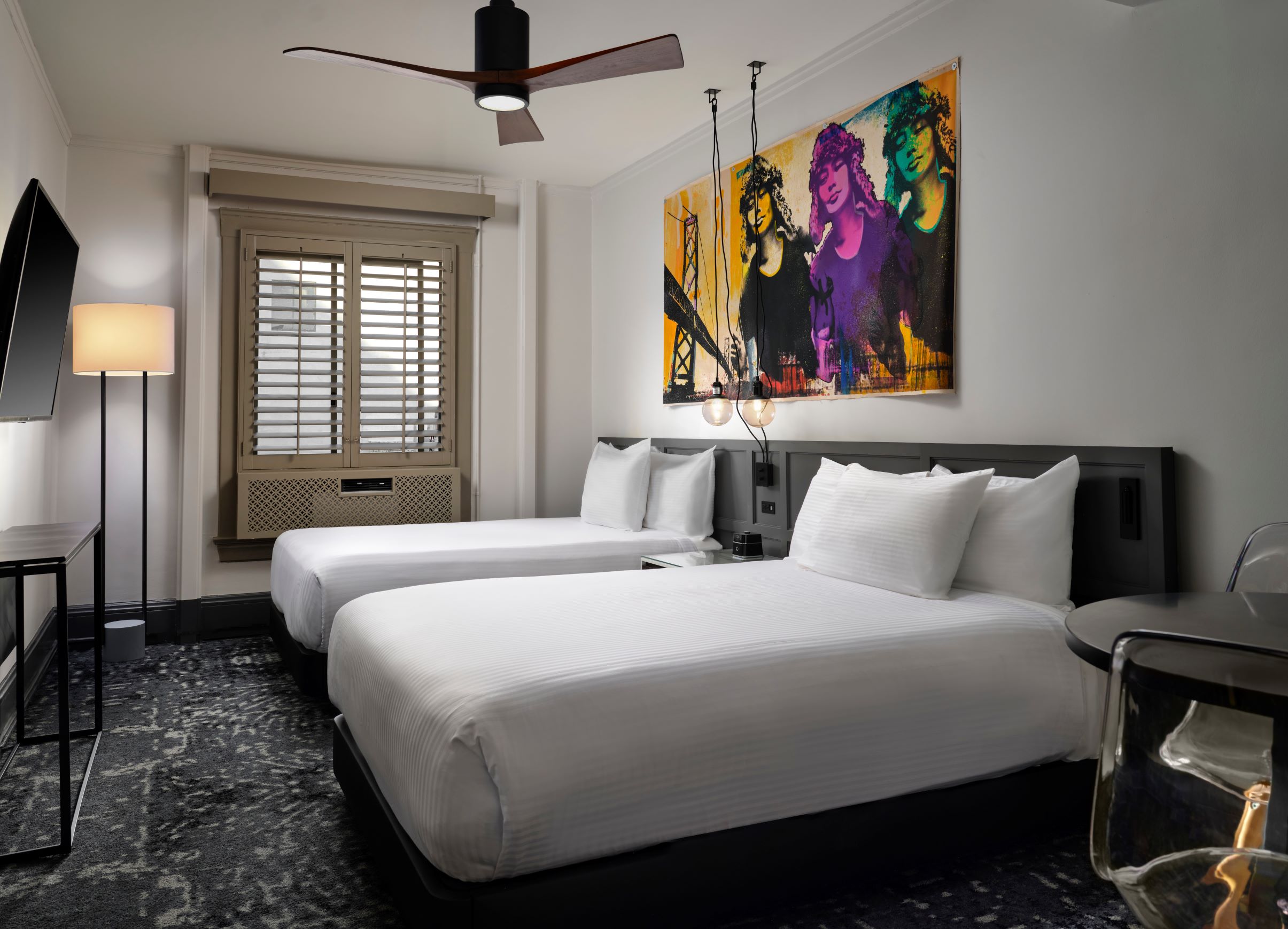 Double Two Double Beds