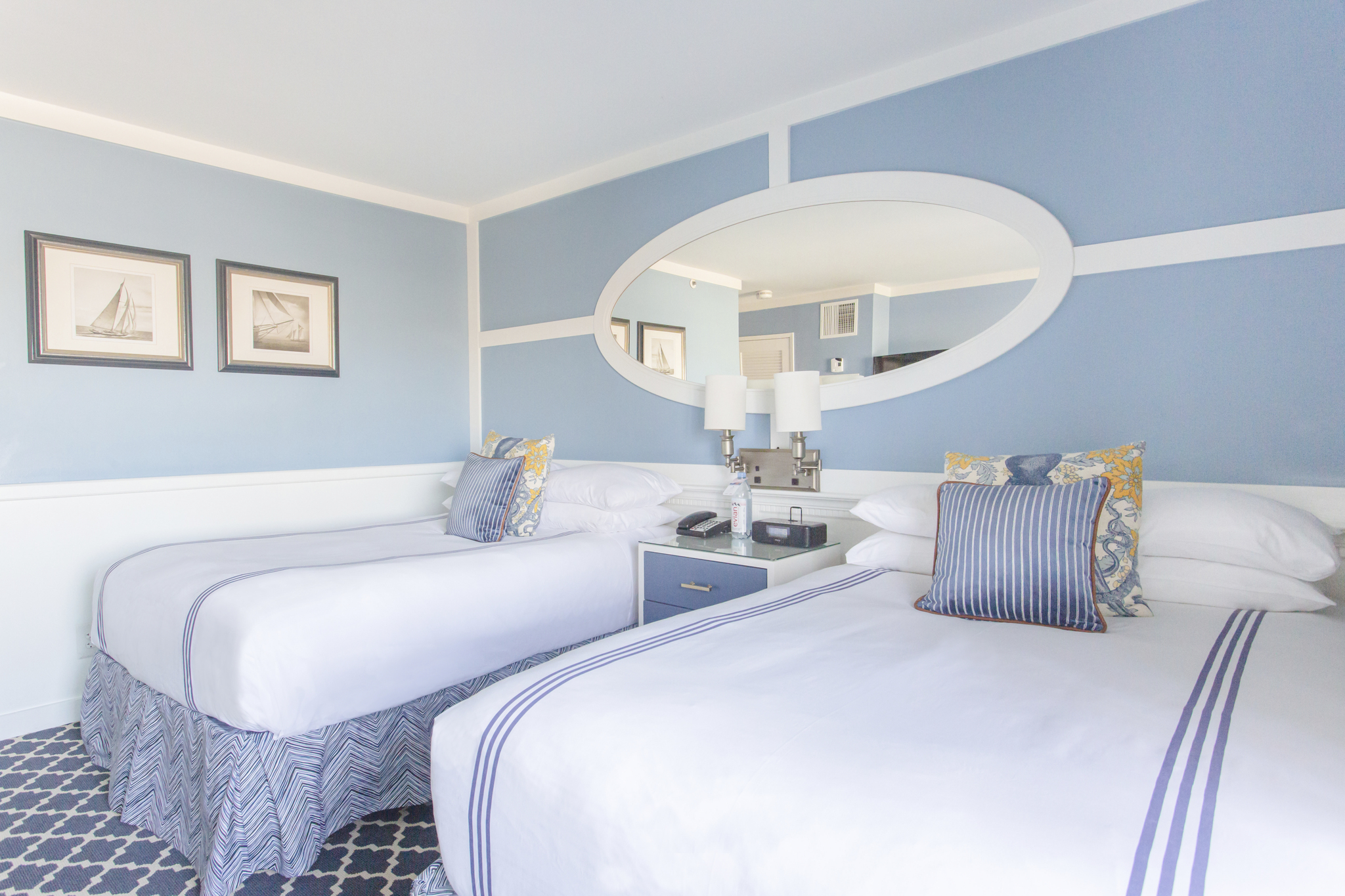 Double Partial Ocean View Two Double Beds