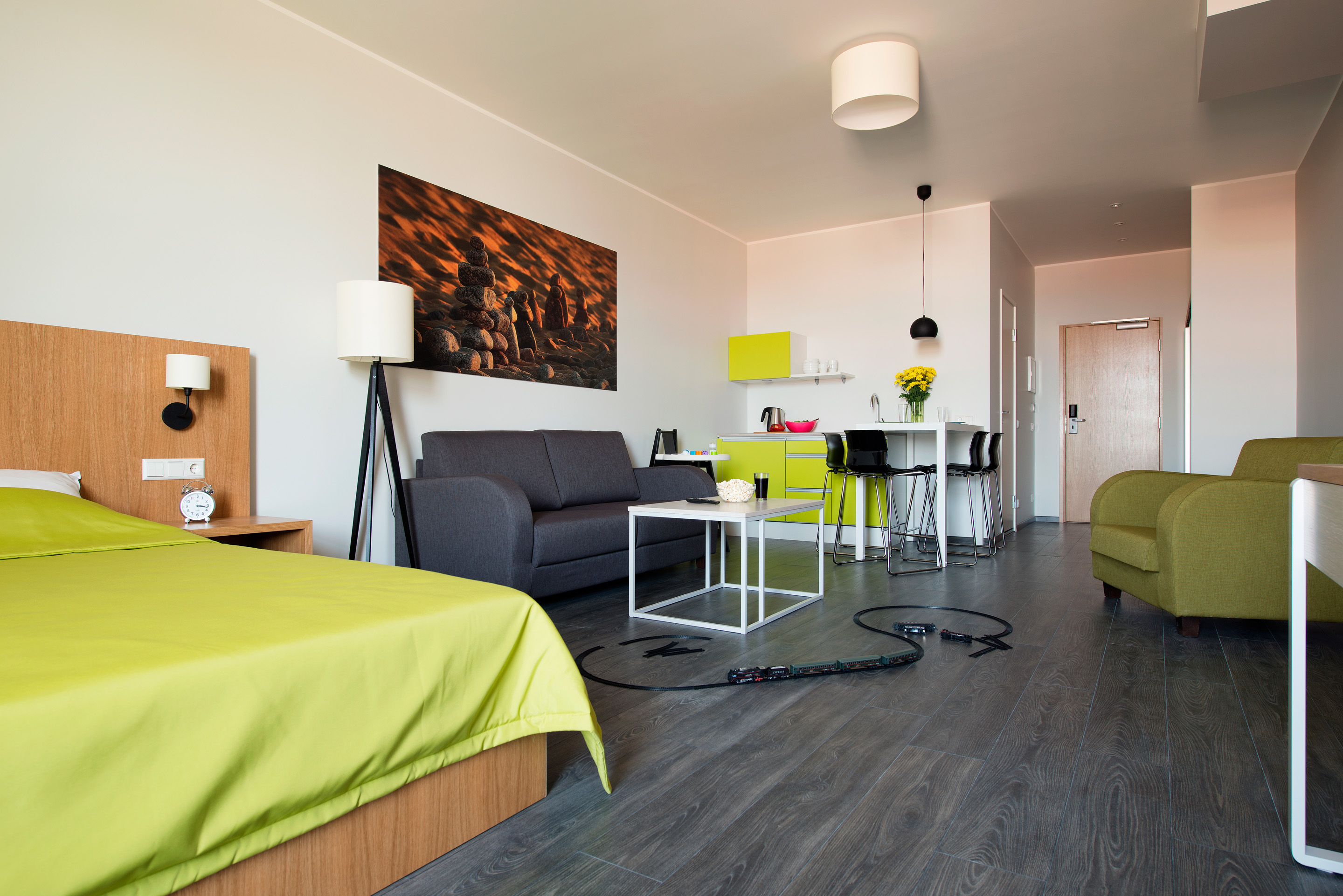 Family Room with Kitchenette