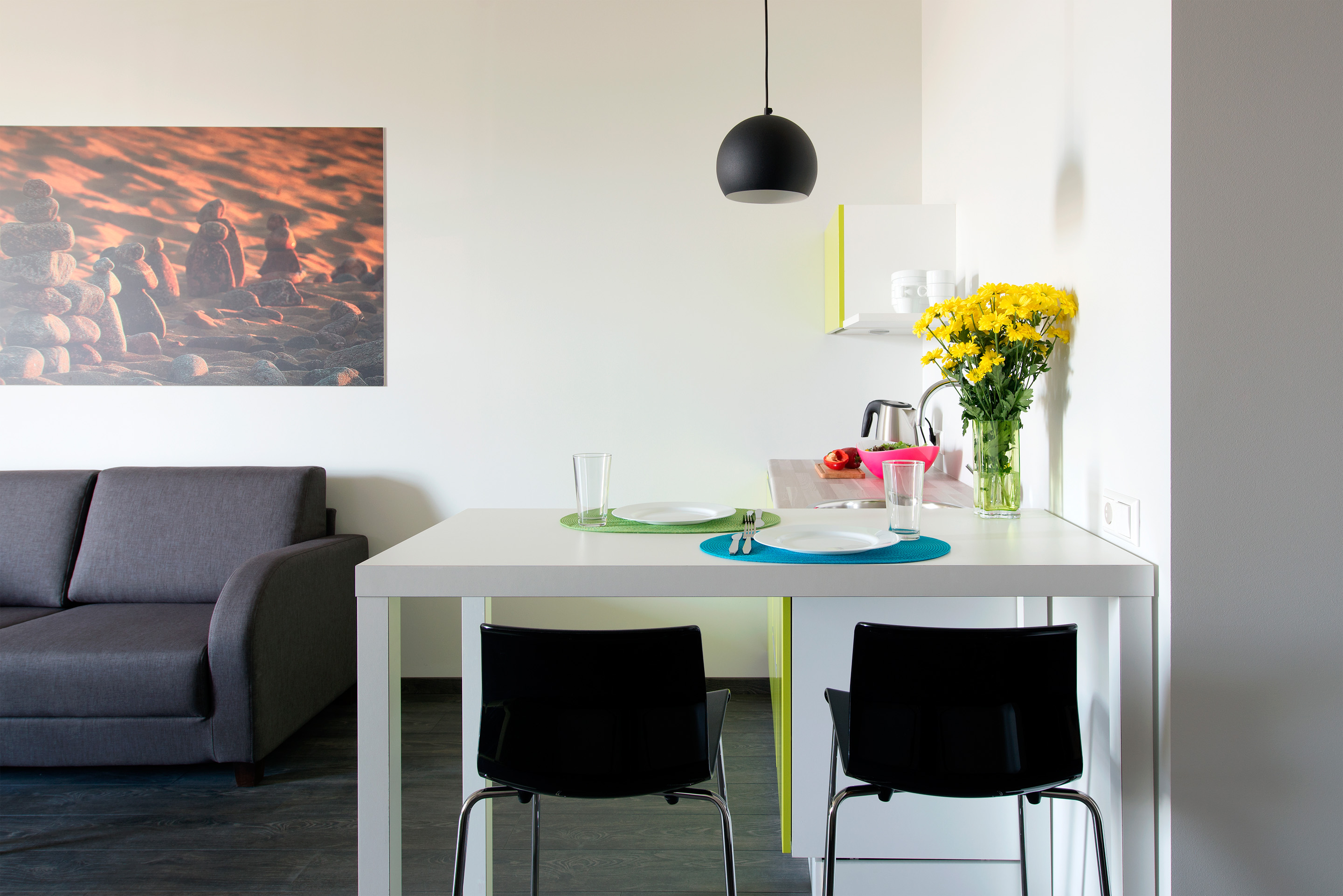 Family Room with Kitchenette