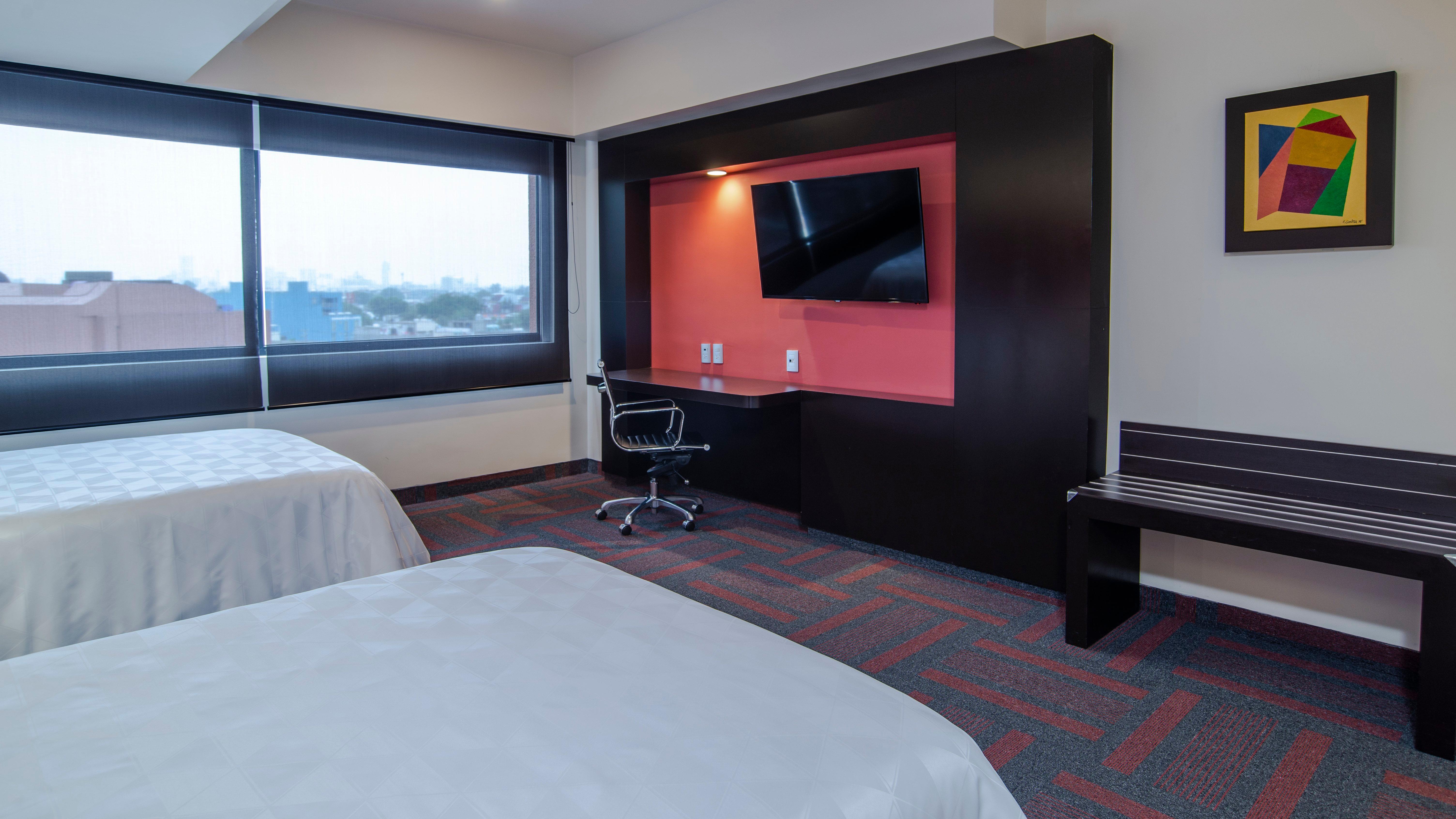 Double Two Double Beds