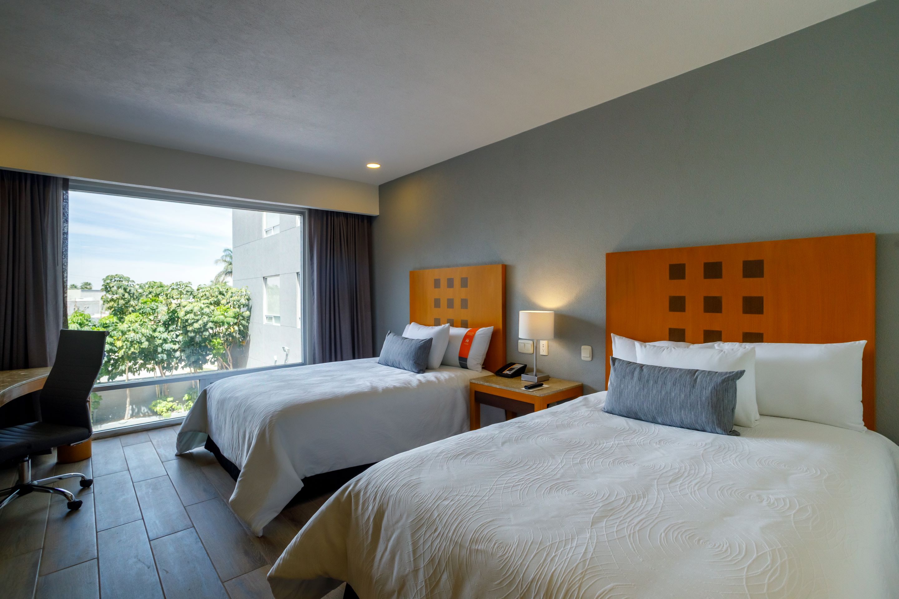 Double Two Double Beds