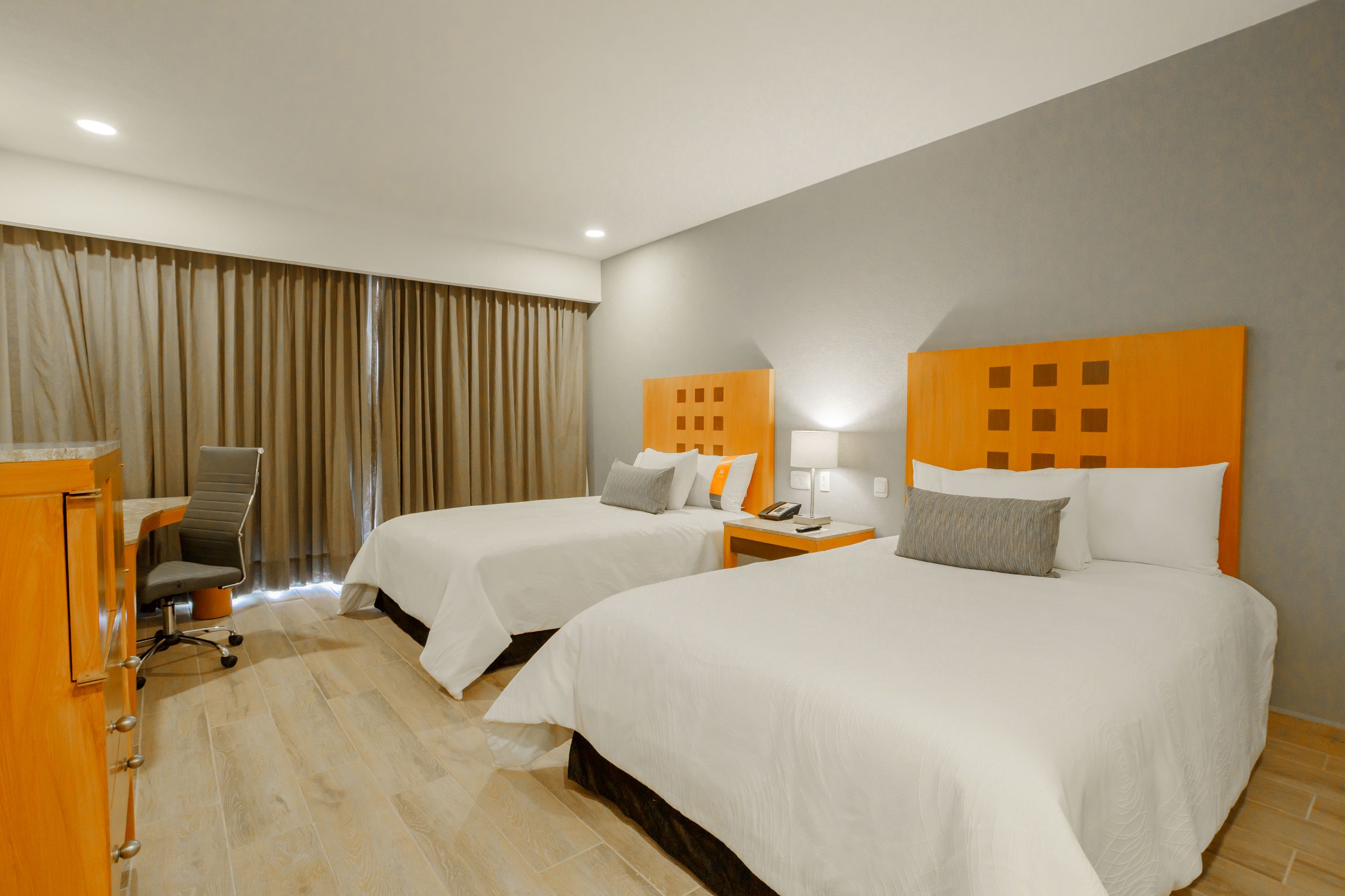 Double Two Double Beds