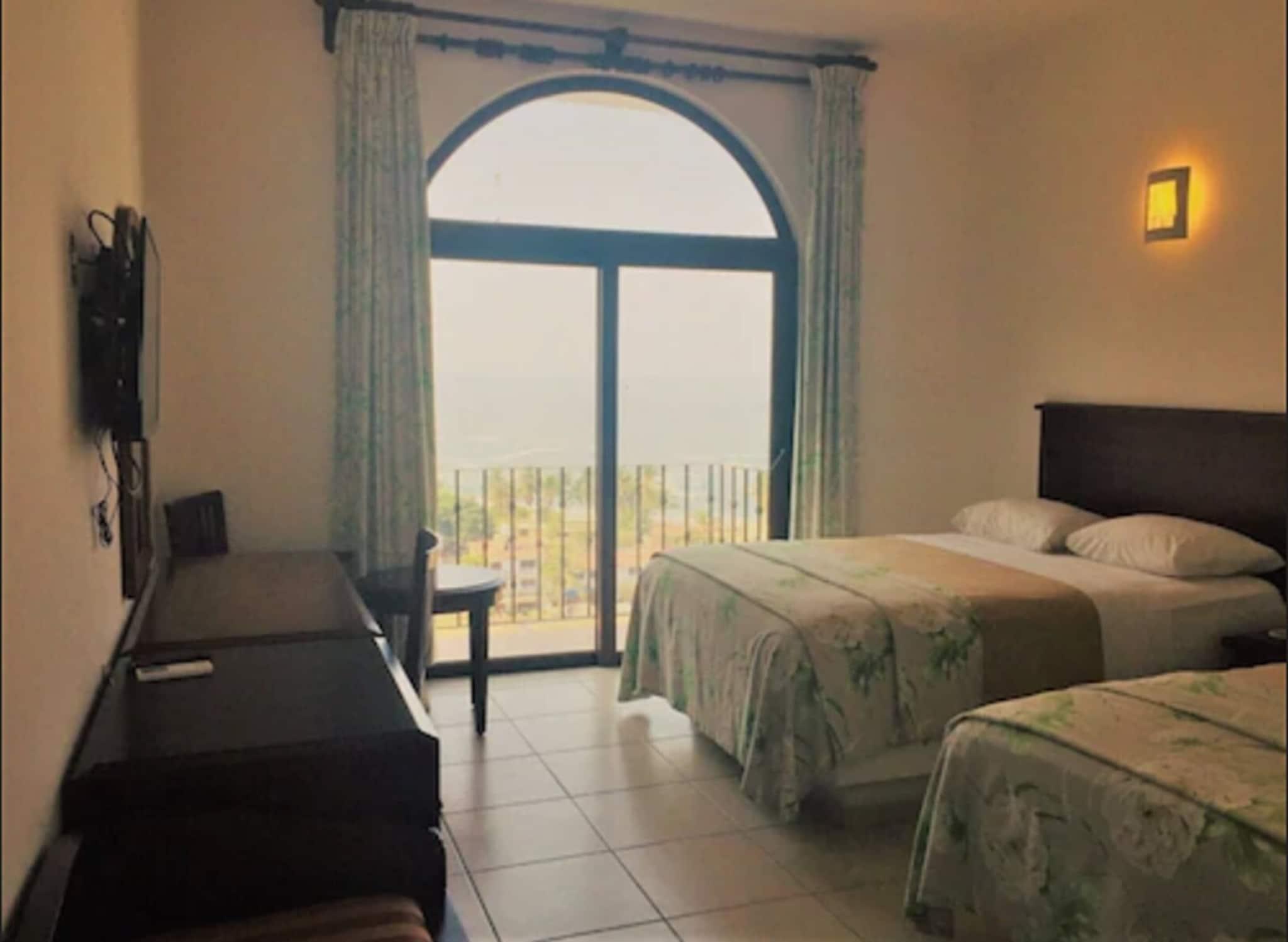 Twin Ocean View Two Double Beds