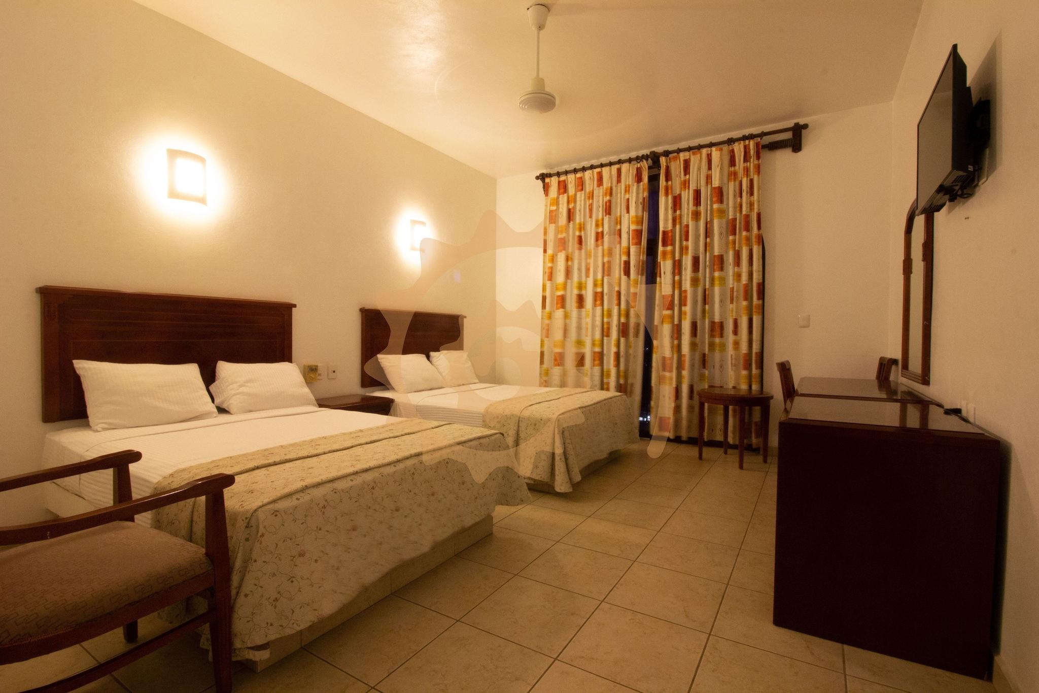 Twin Ocean View Two Double Beds