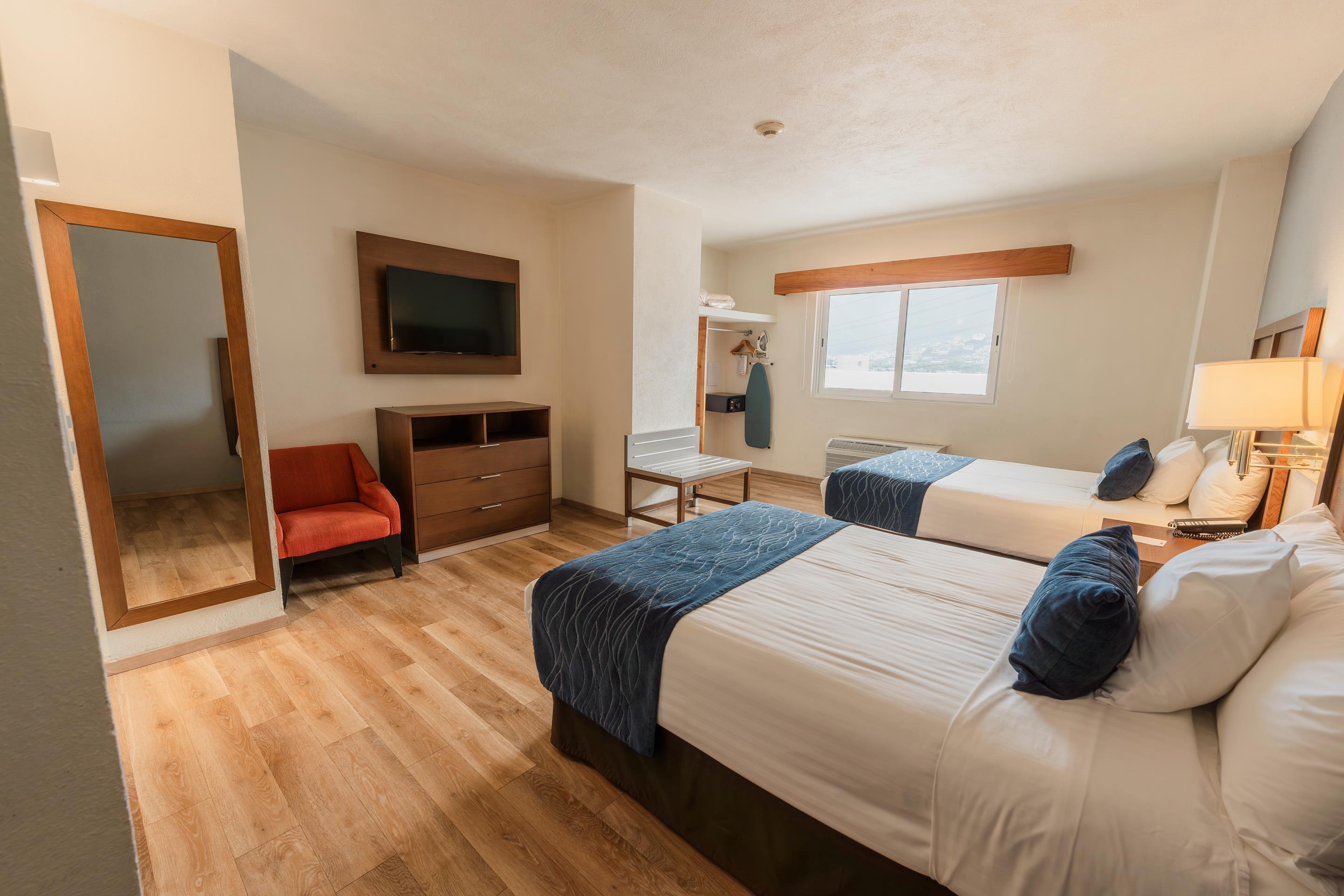 Double Two Double Beds