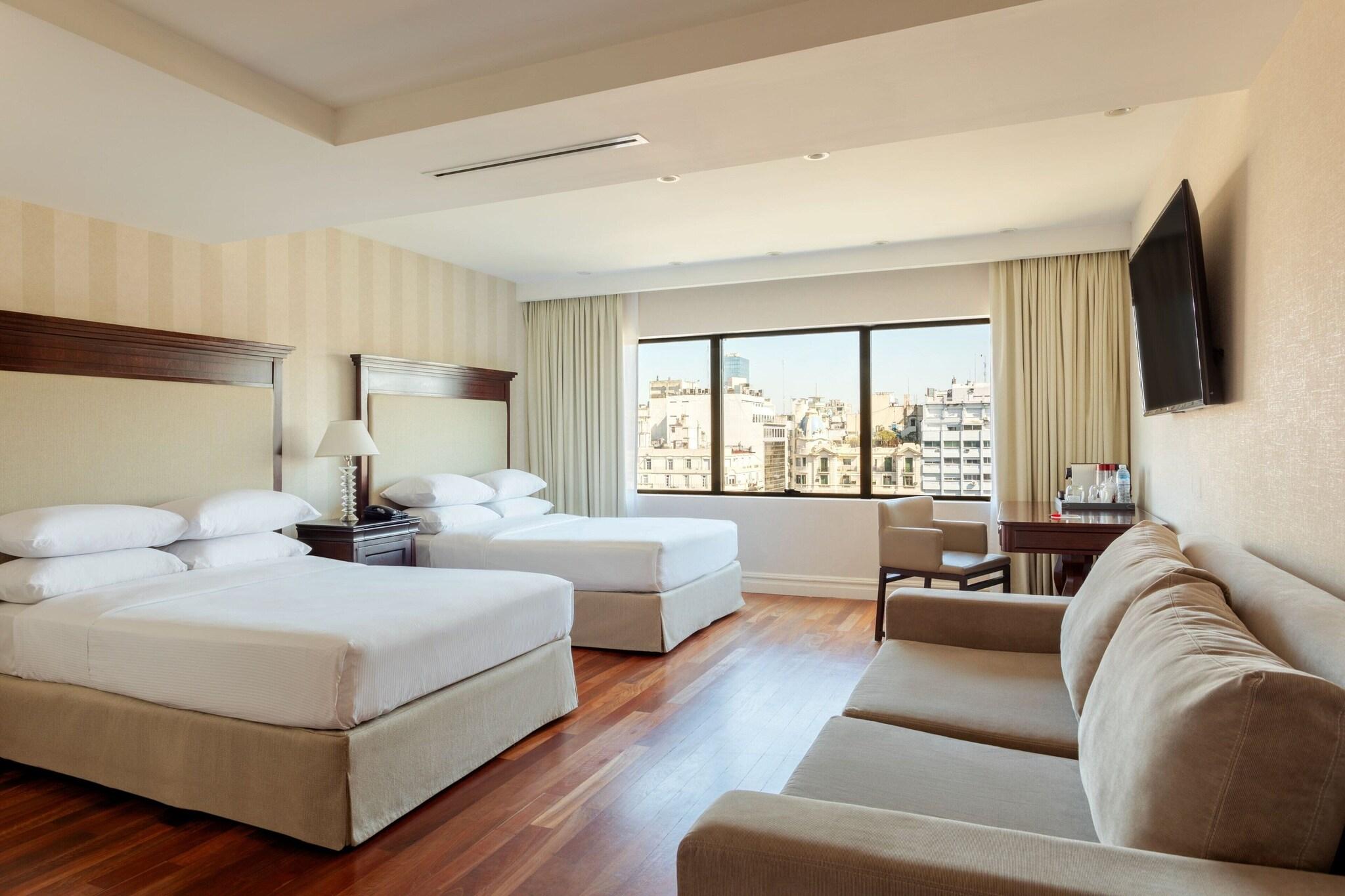 Studio City View Two Double Beds