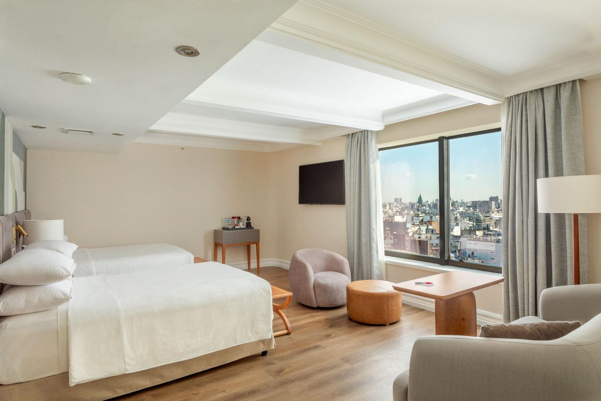 Studio City View Two Double Beds