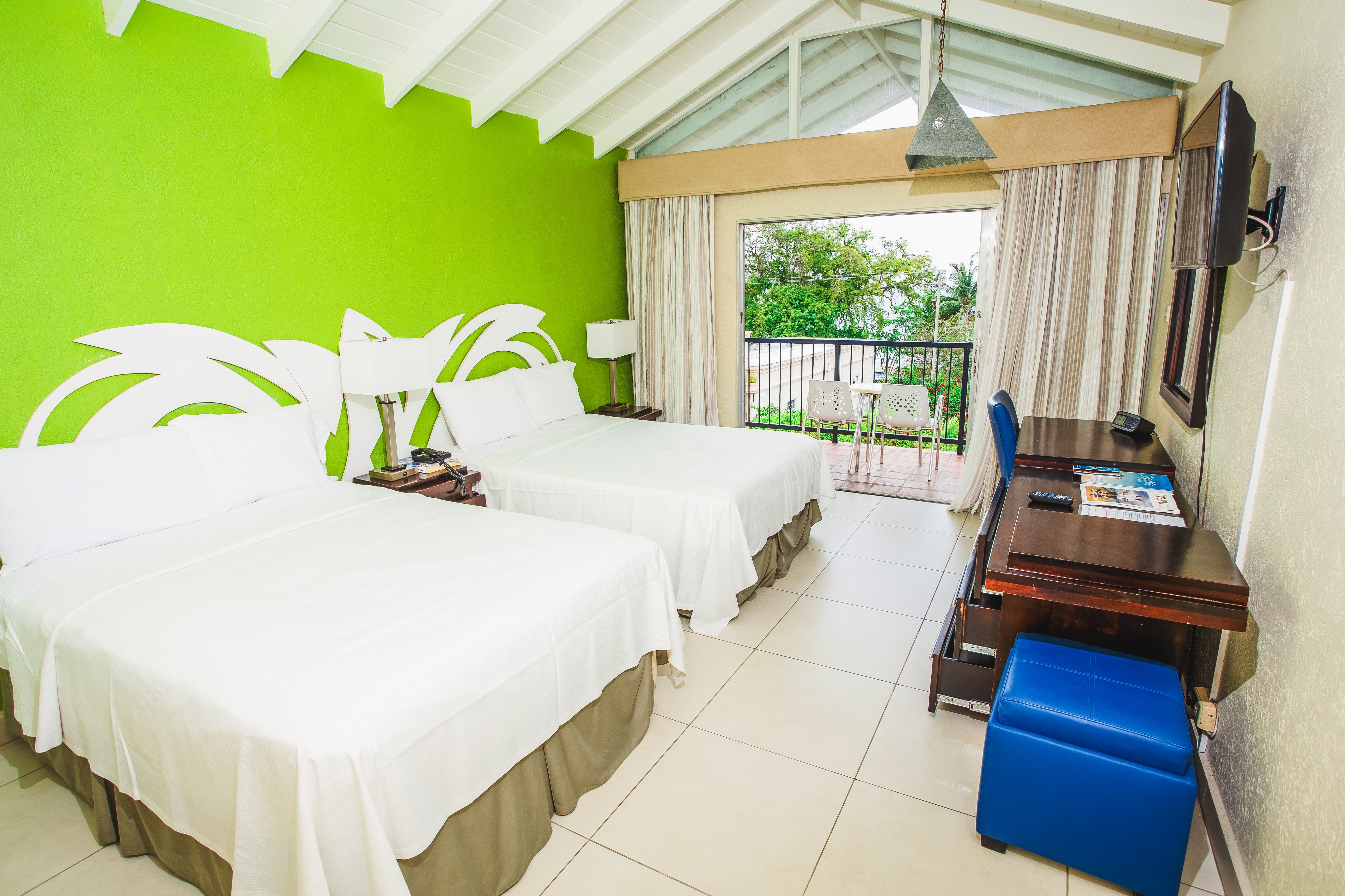 Double Two Double Beds