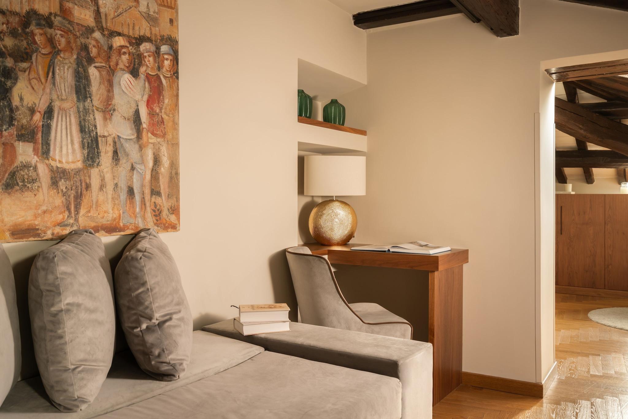 Double Two Double Beds One Bedroom 