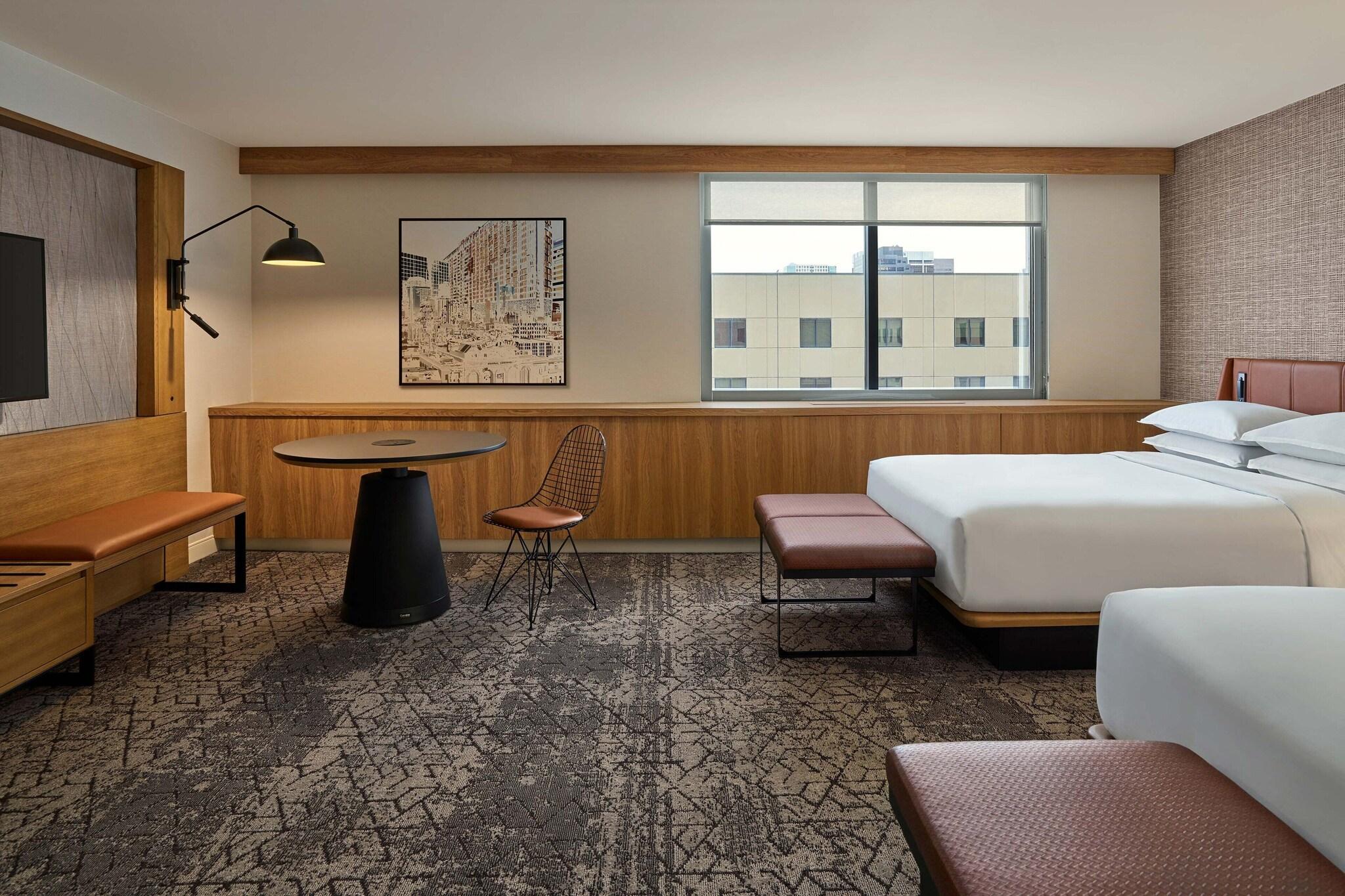 Quadruple Two Queen Beds