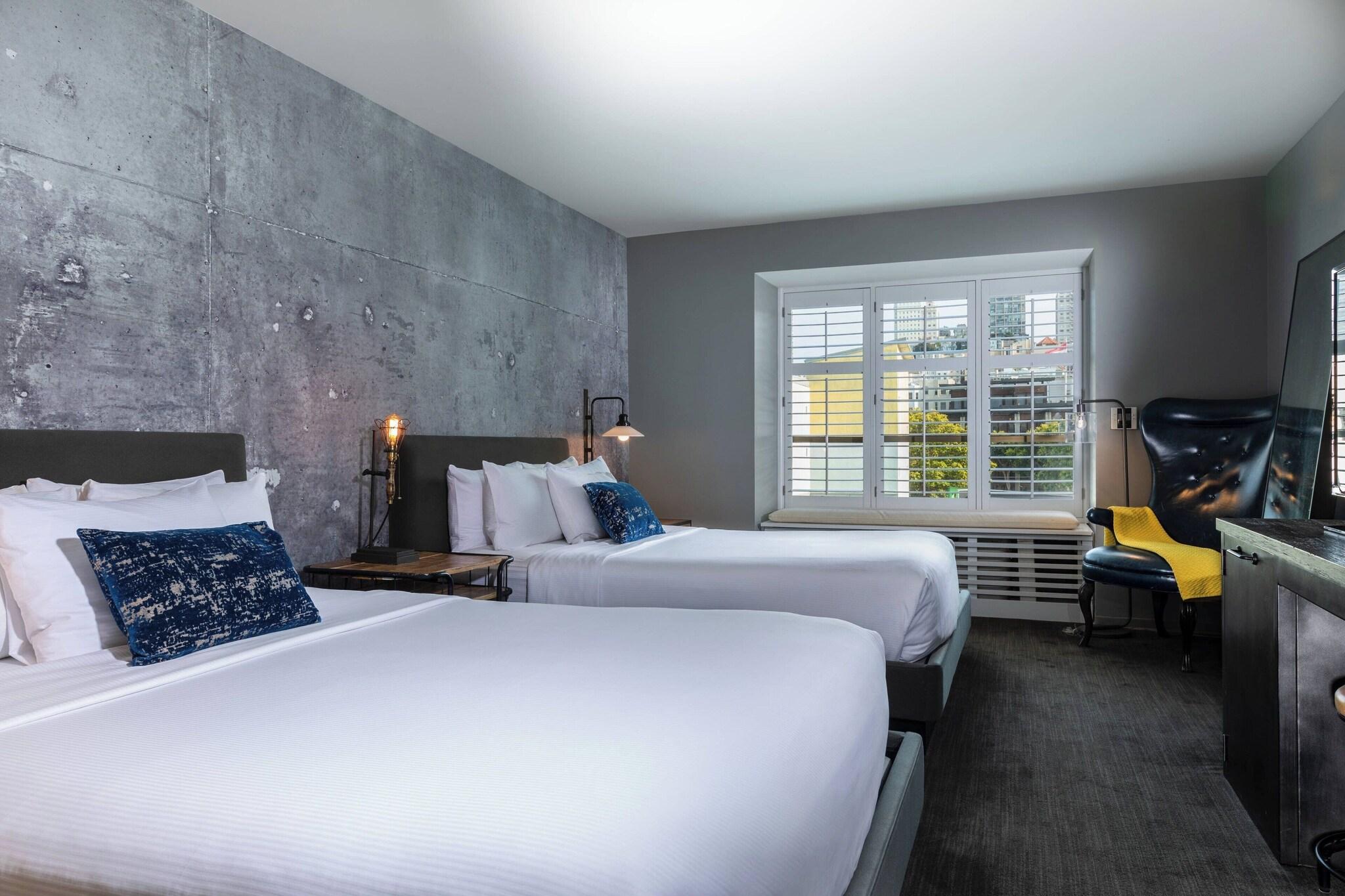 Double Two Queen Beds