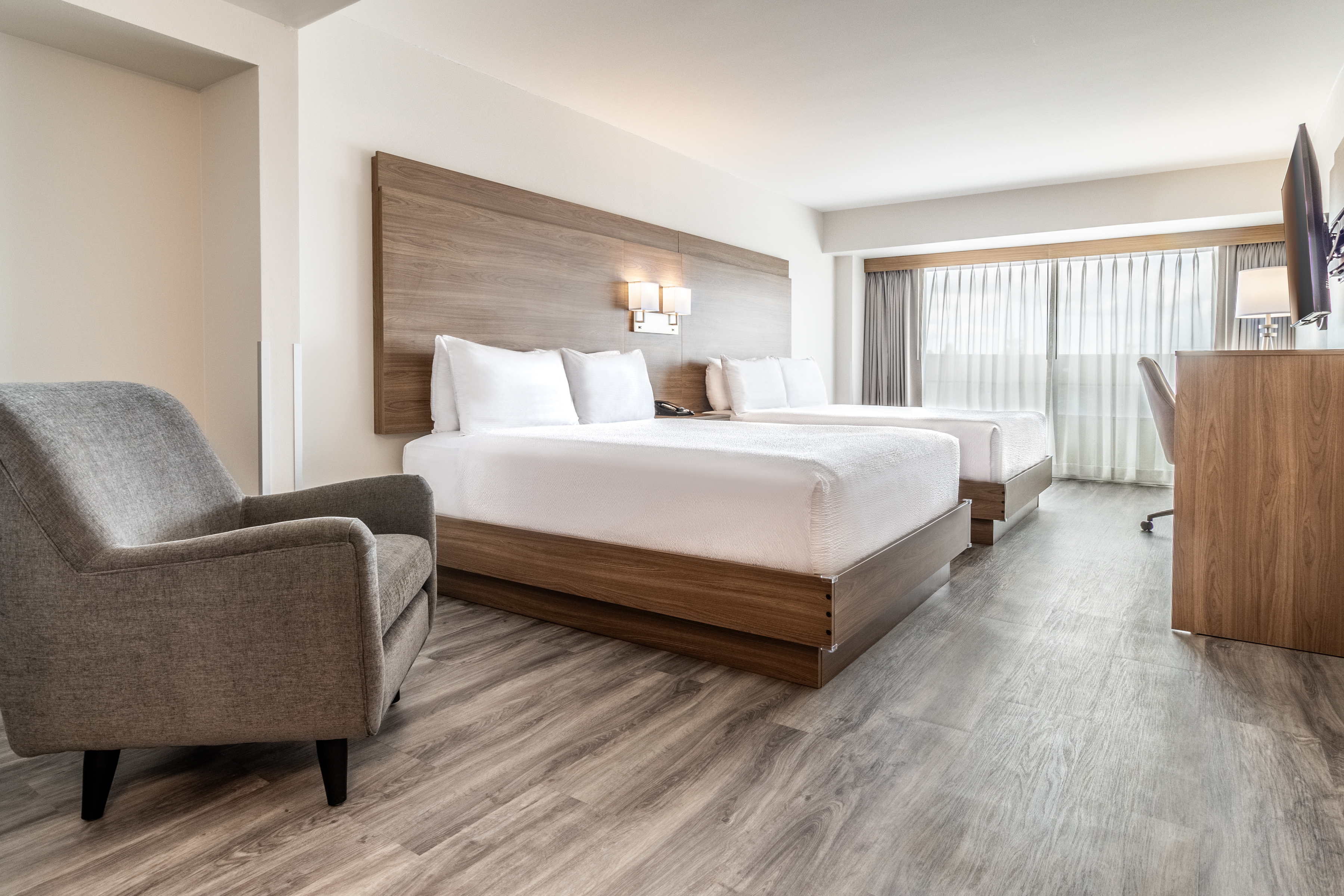 Double Two Queen Beds