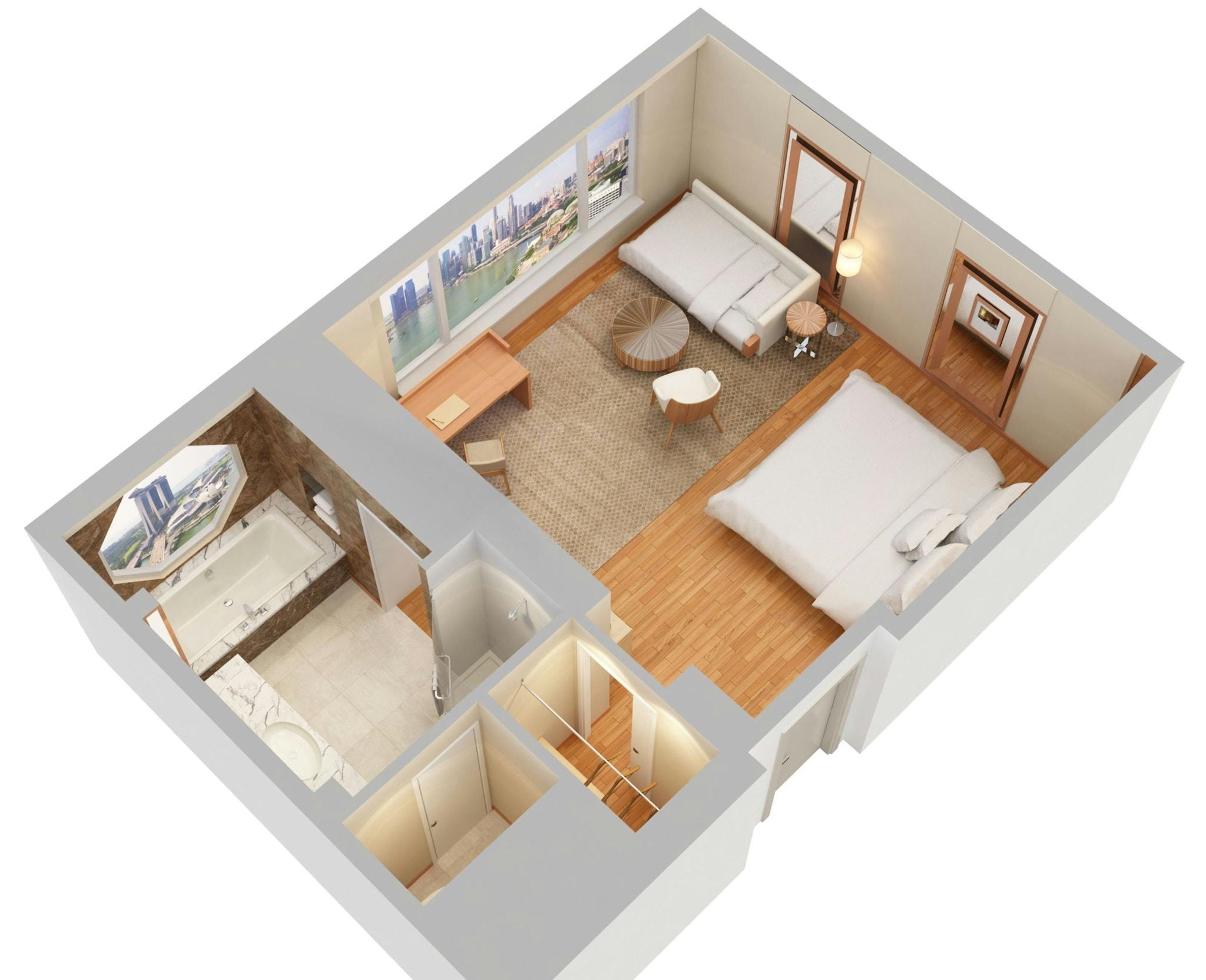 Twin Deluxe Bay View