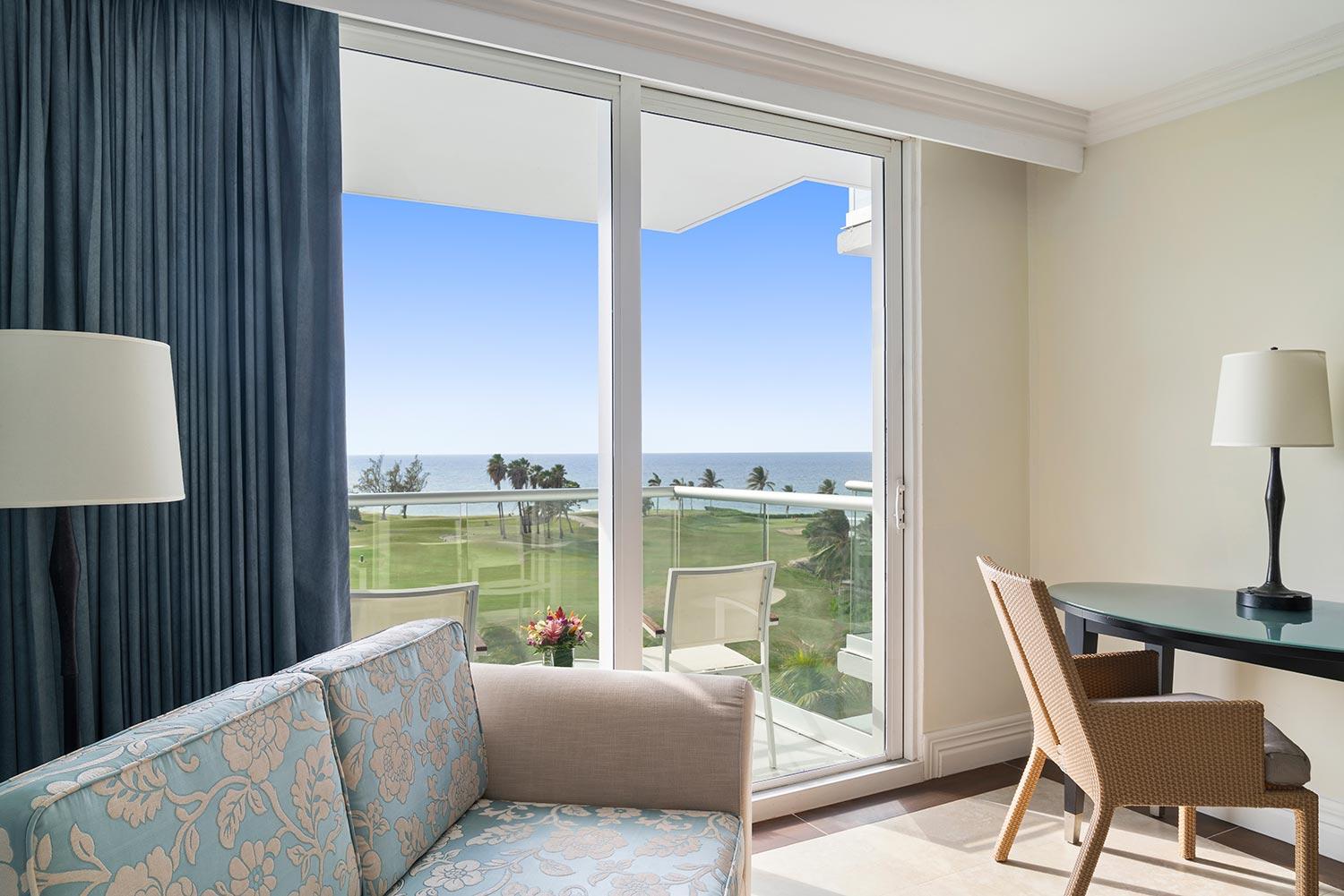 Double Partial Ocean View King Bed