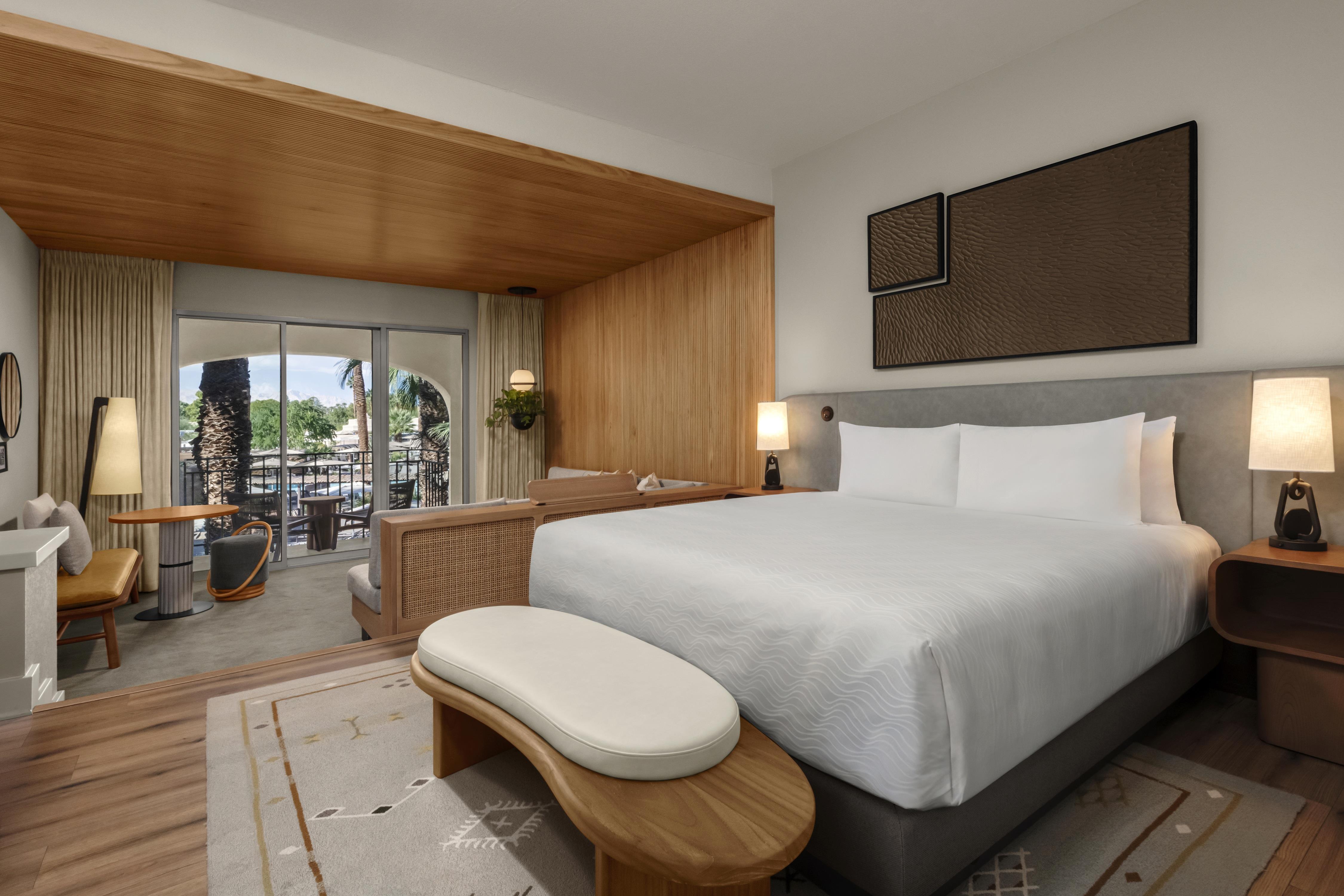 Double Pool View King Bed