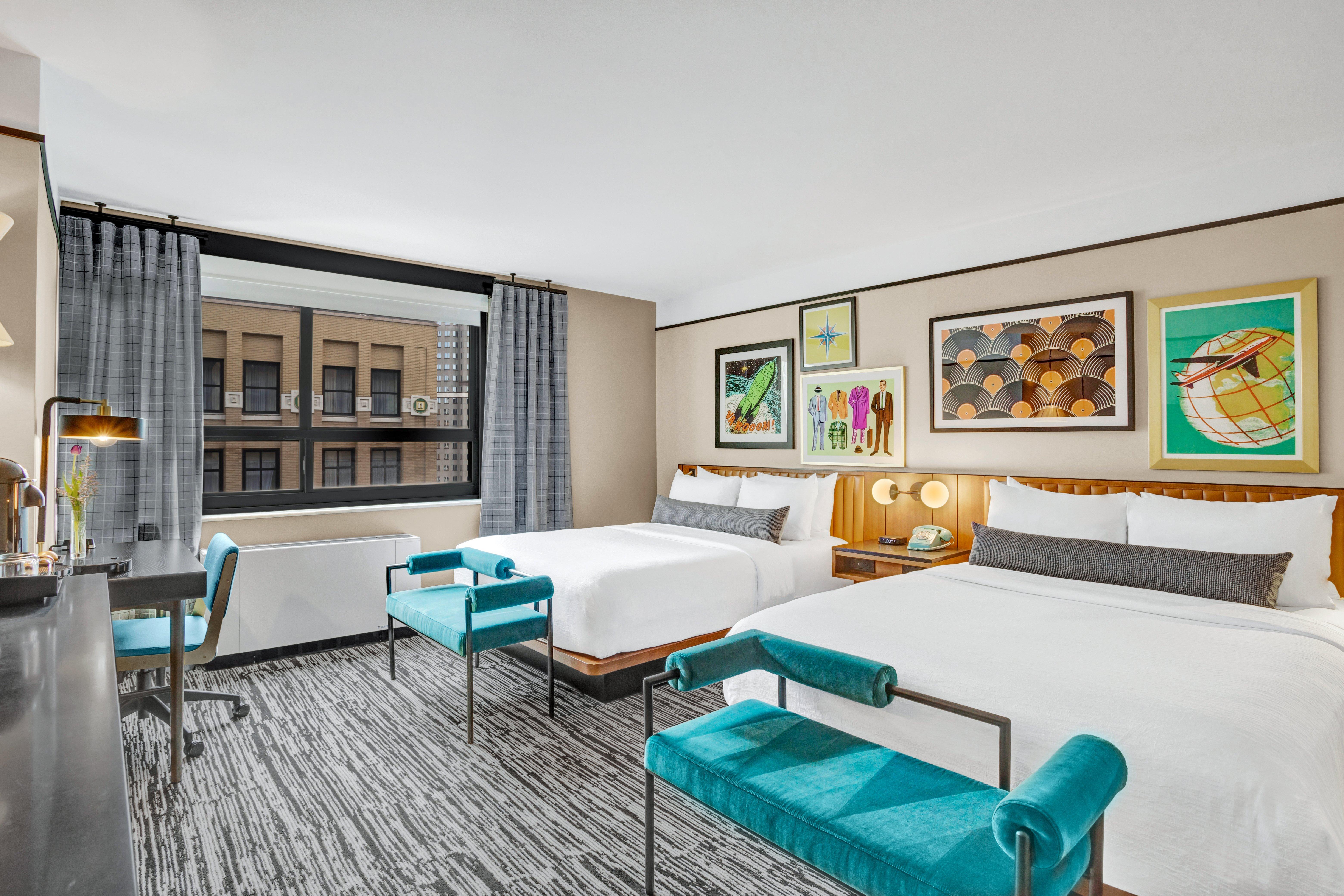 Quadruple Accessible-two Queen Beds