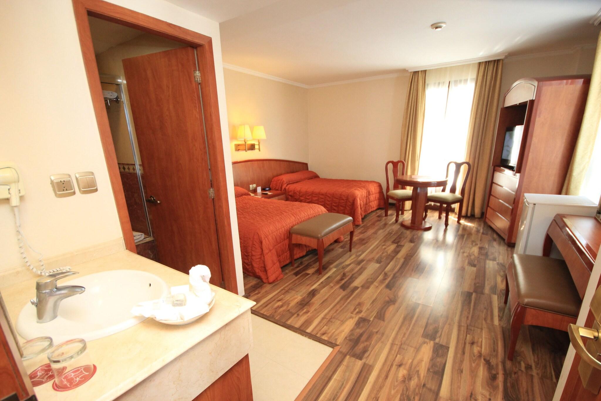 Double Two Double Beds