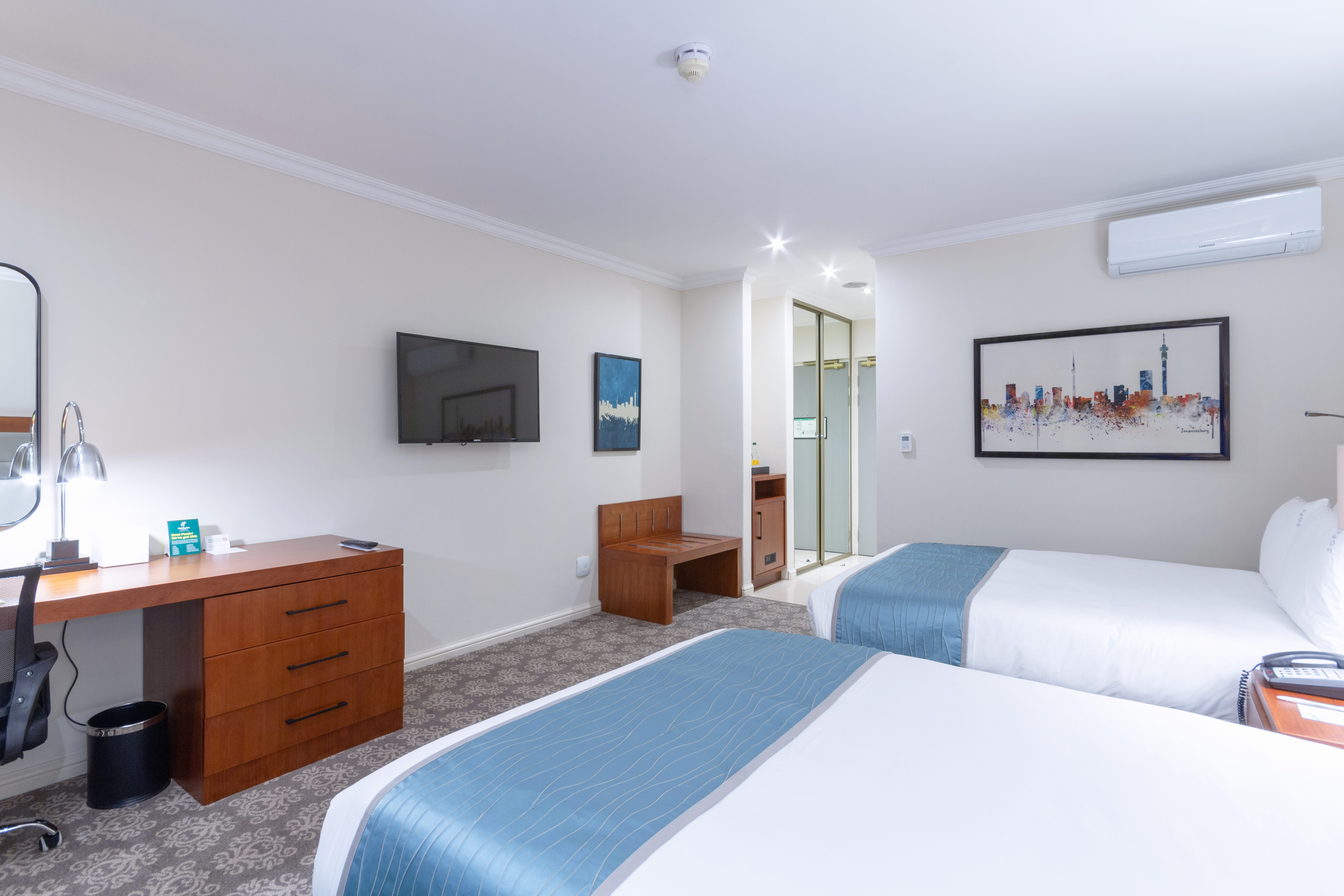 Double Two Double Beds Premium