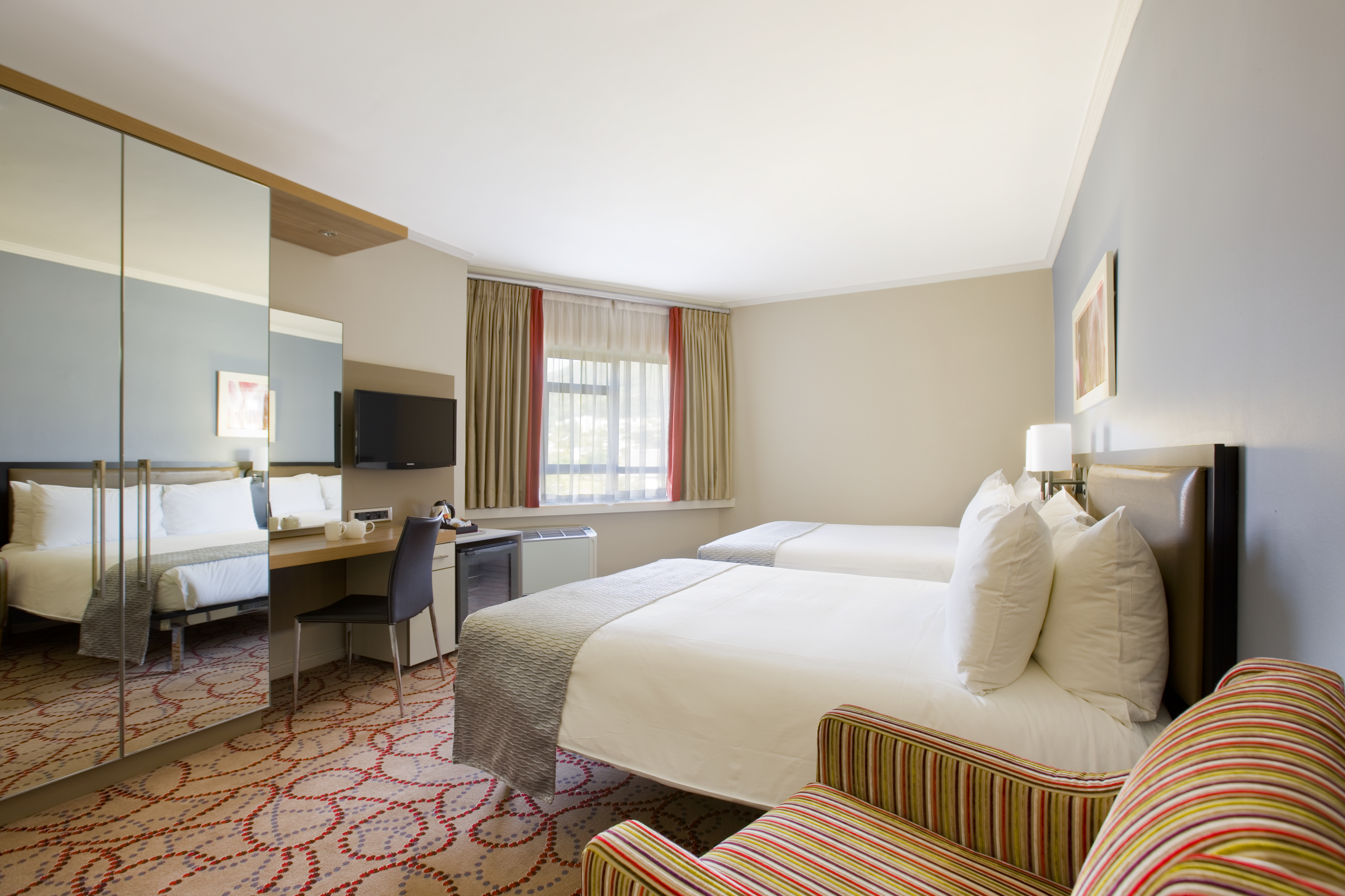 Room Two Double Beds Non Smoking