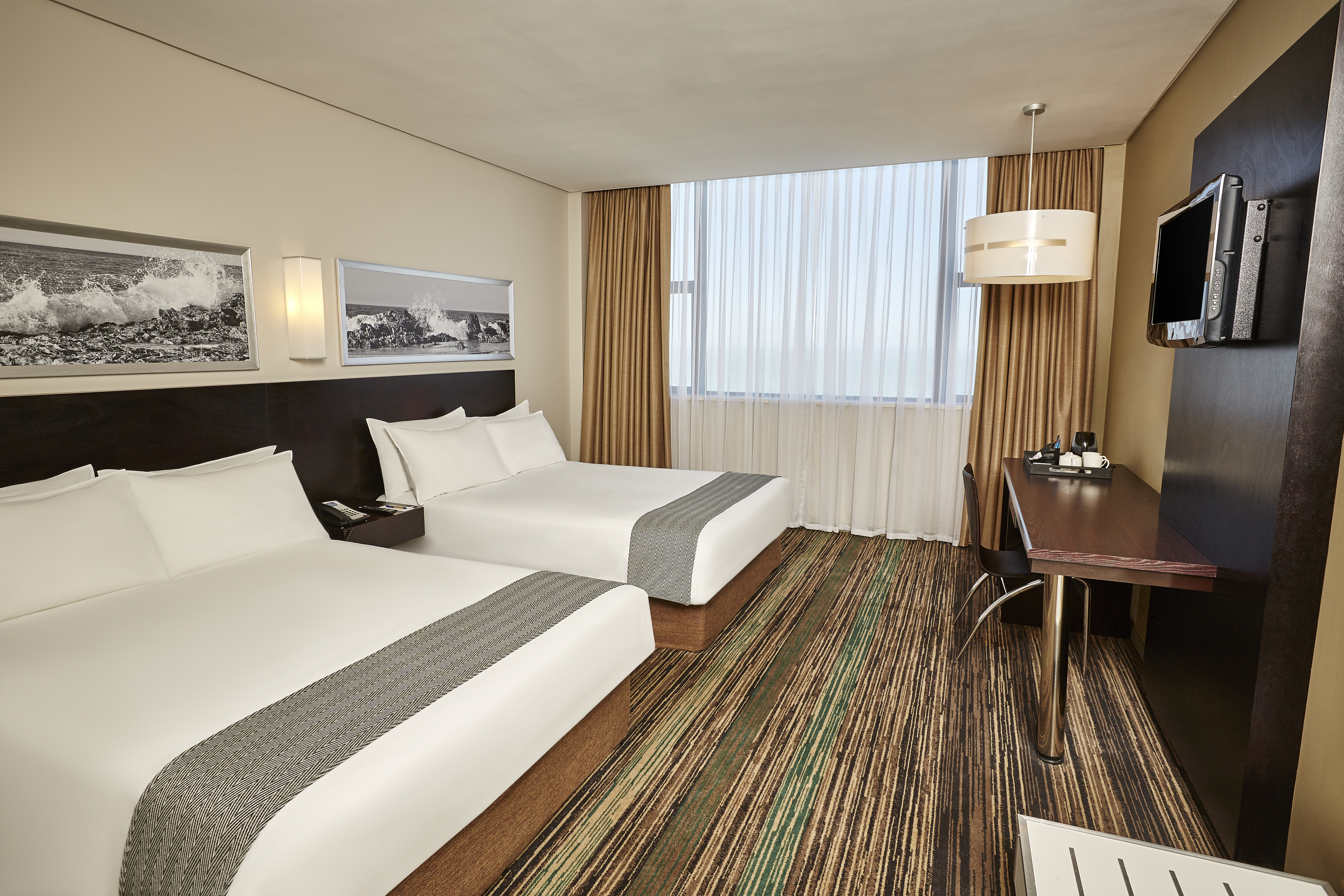 Room Two Double Beds Non Smoking