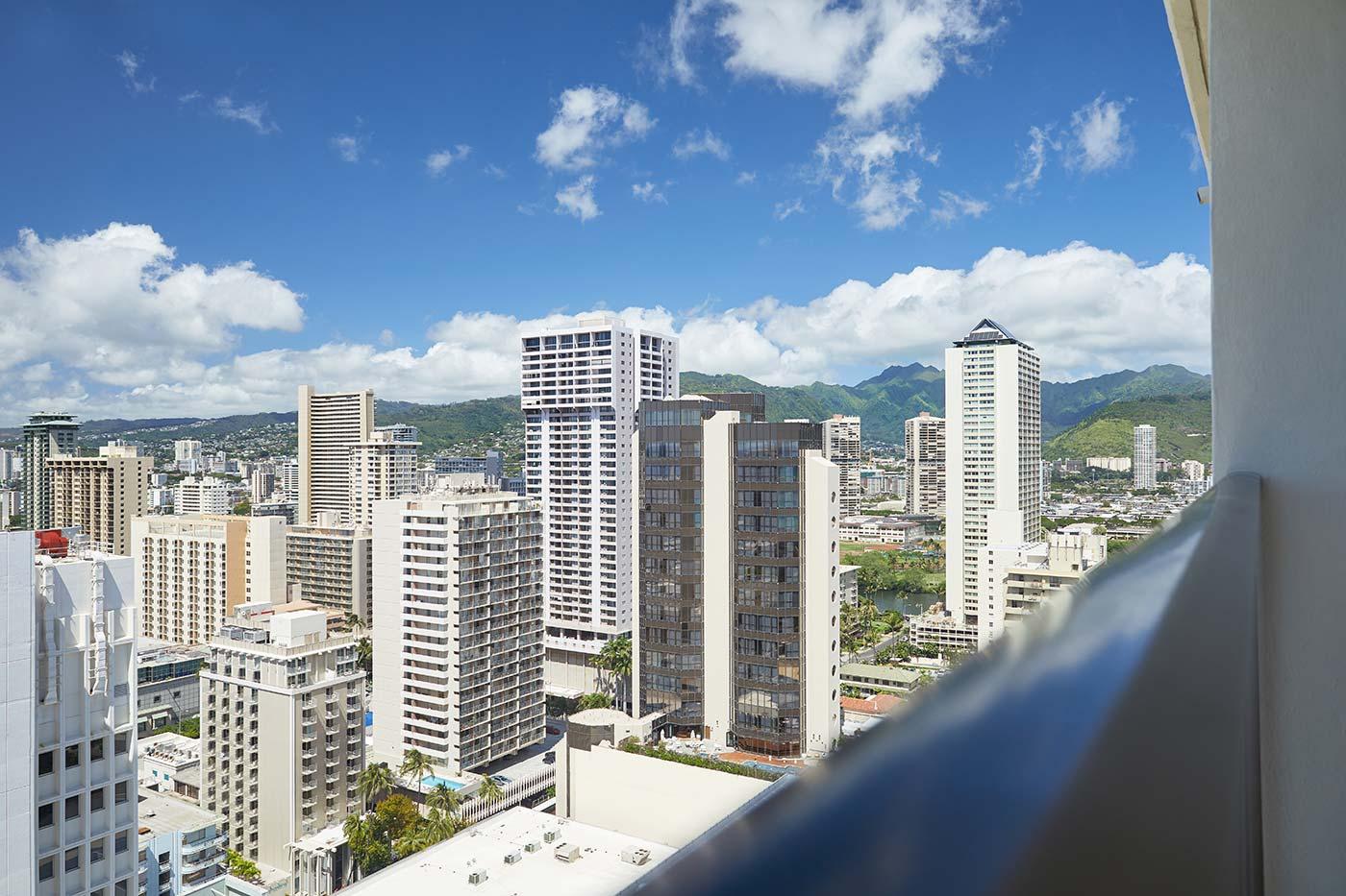 Double City View Two Double Beds