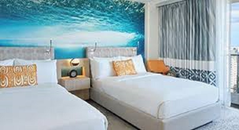 Double City View Two Double Beds