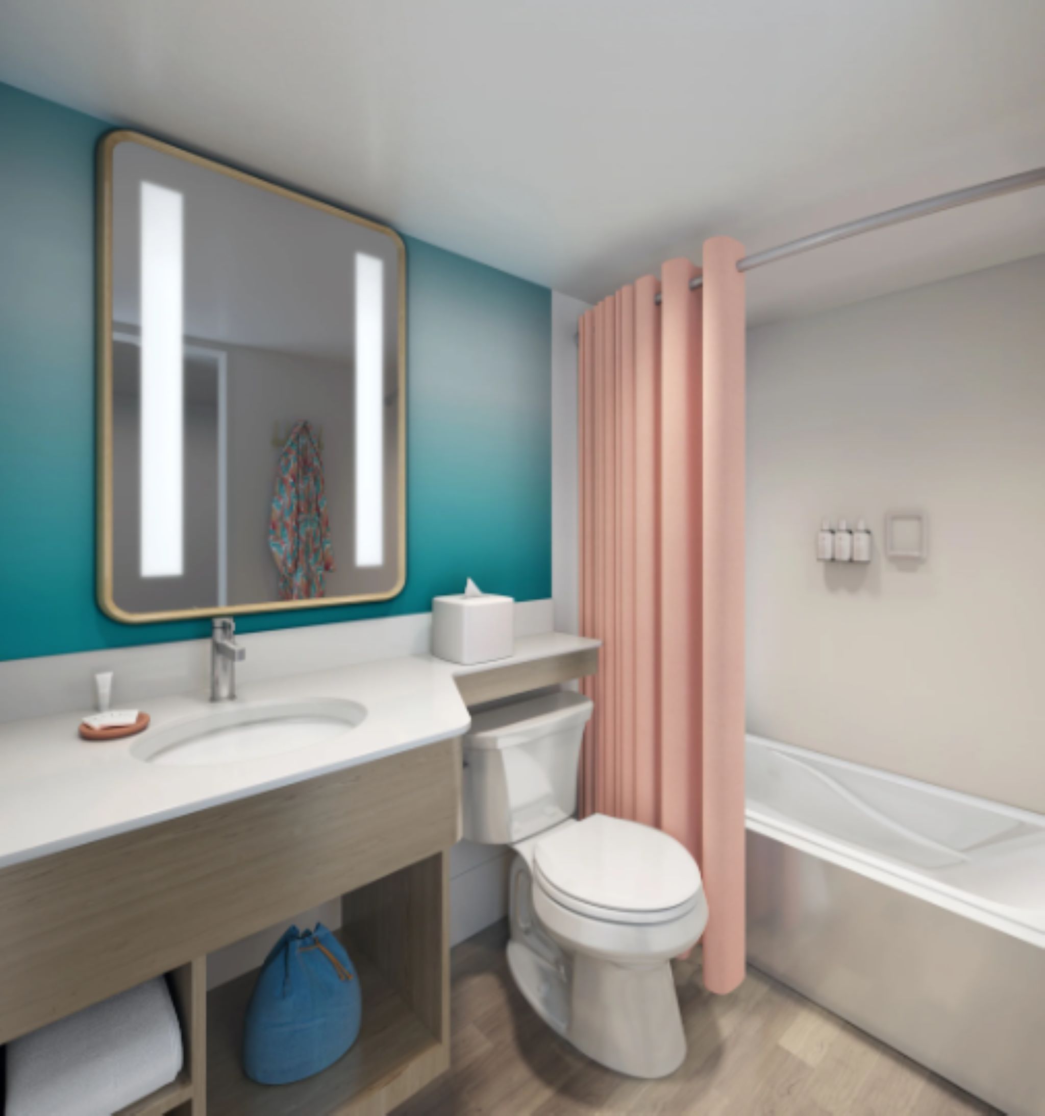 Double Partial Ocean View Two Double Beds