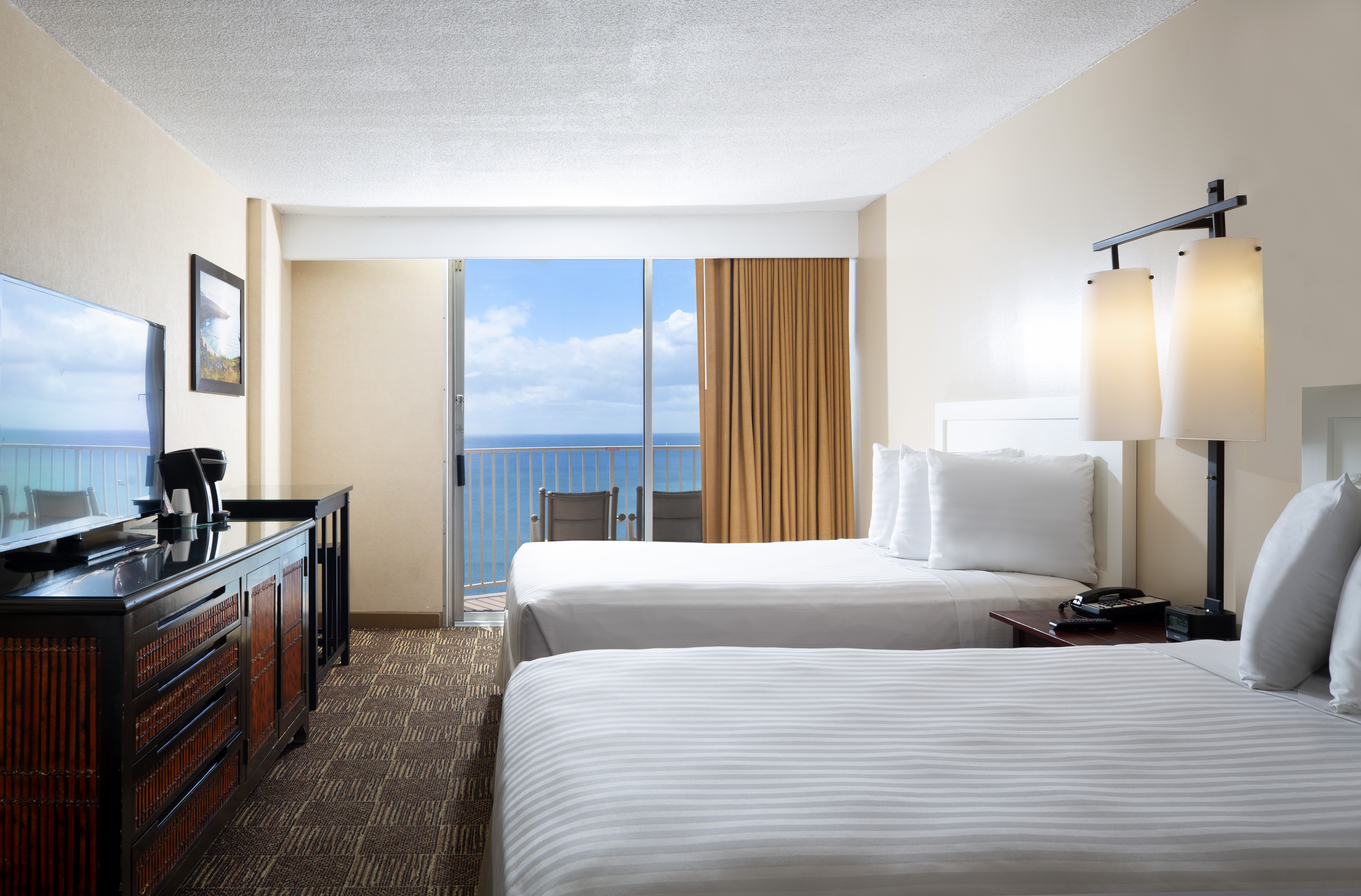 Room Ocean Front Two Double Beds