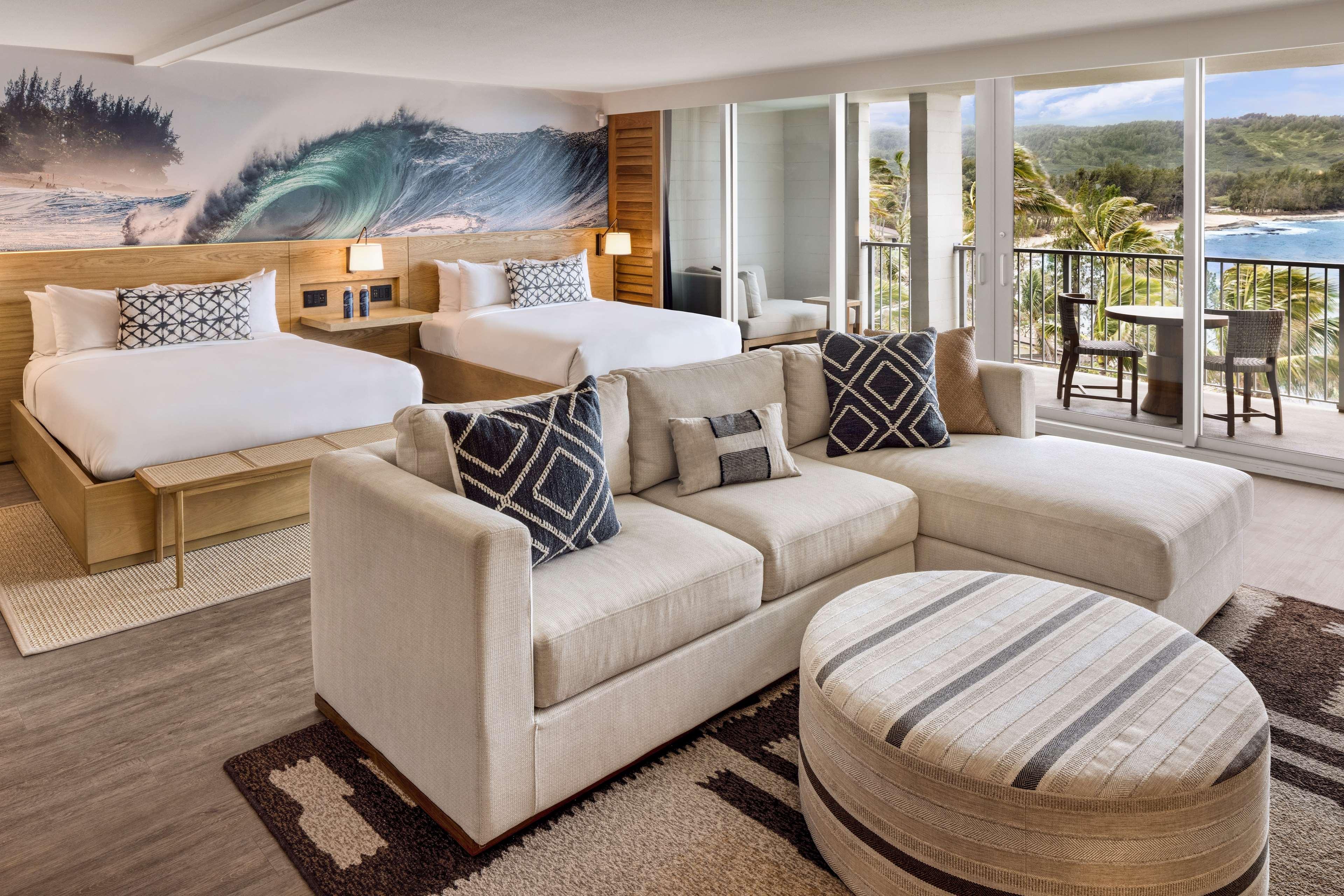 Junior Suite Ocean View Two Queen Beds