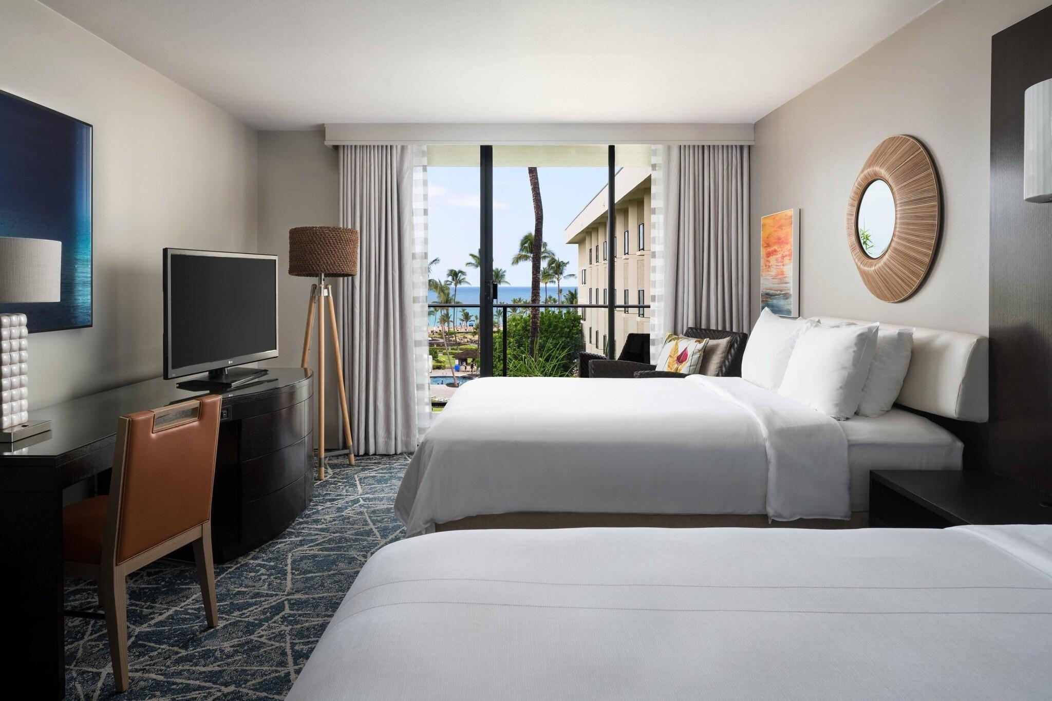 Quadruple Ocean View Two Queen Beds