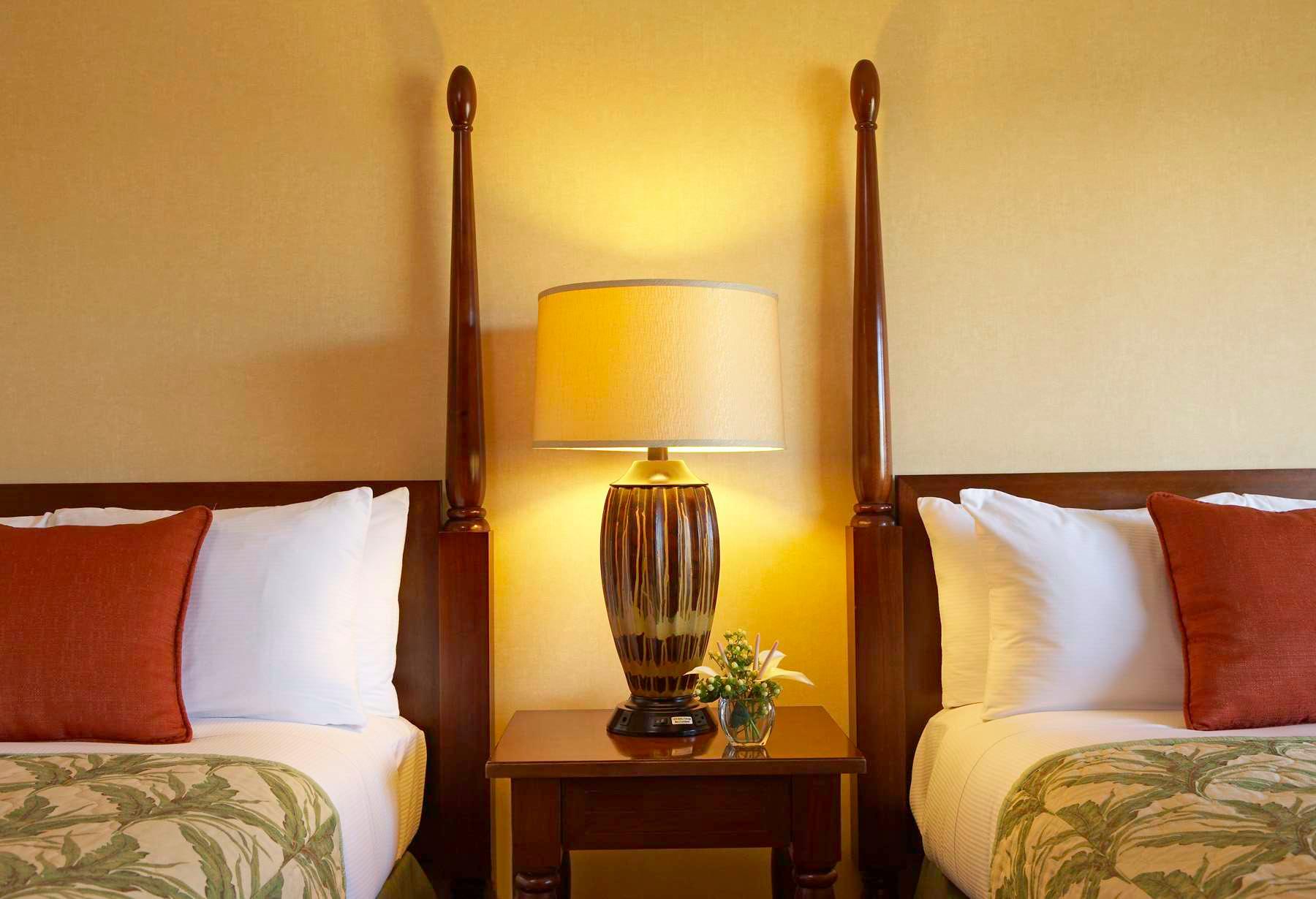 Room Partial Ocean View Two Double Beds