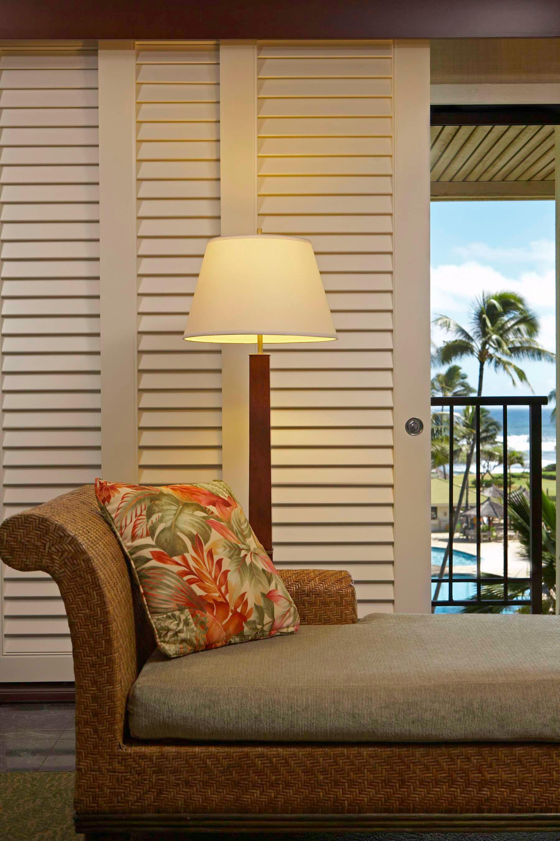 Room Partial Ocean View Two Double Beds