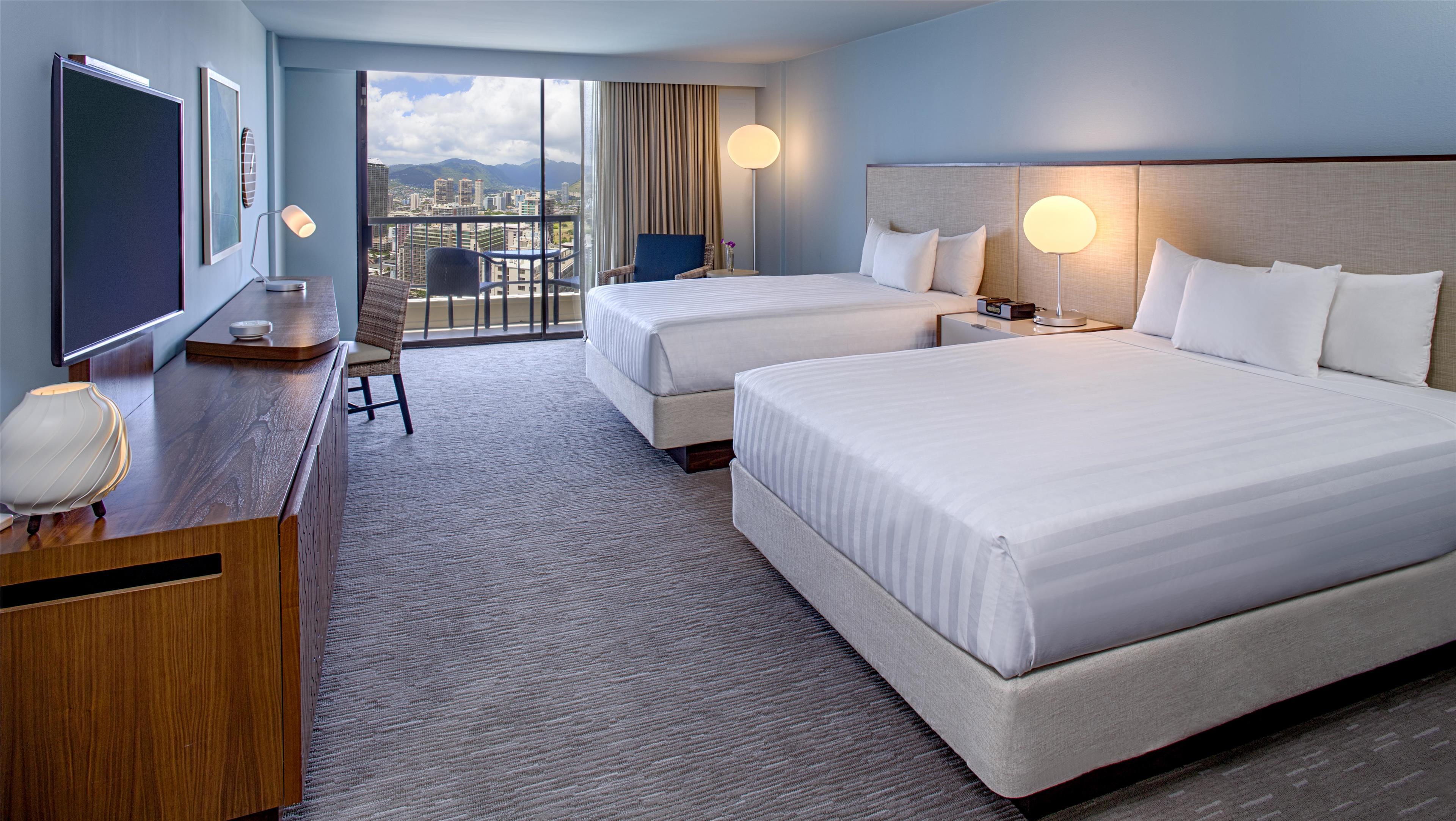 Double Two Queen Beds