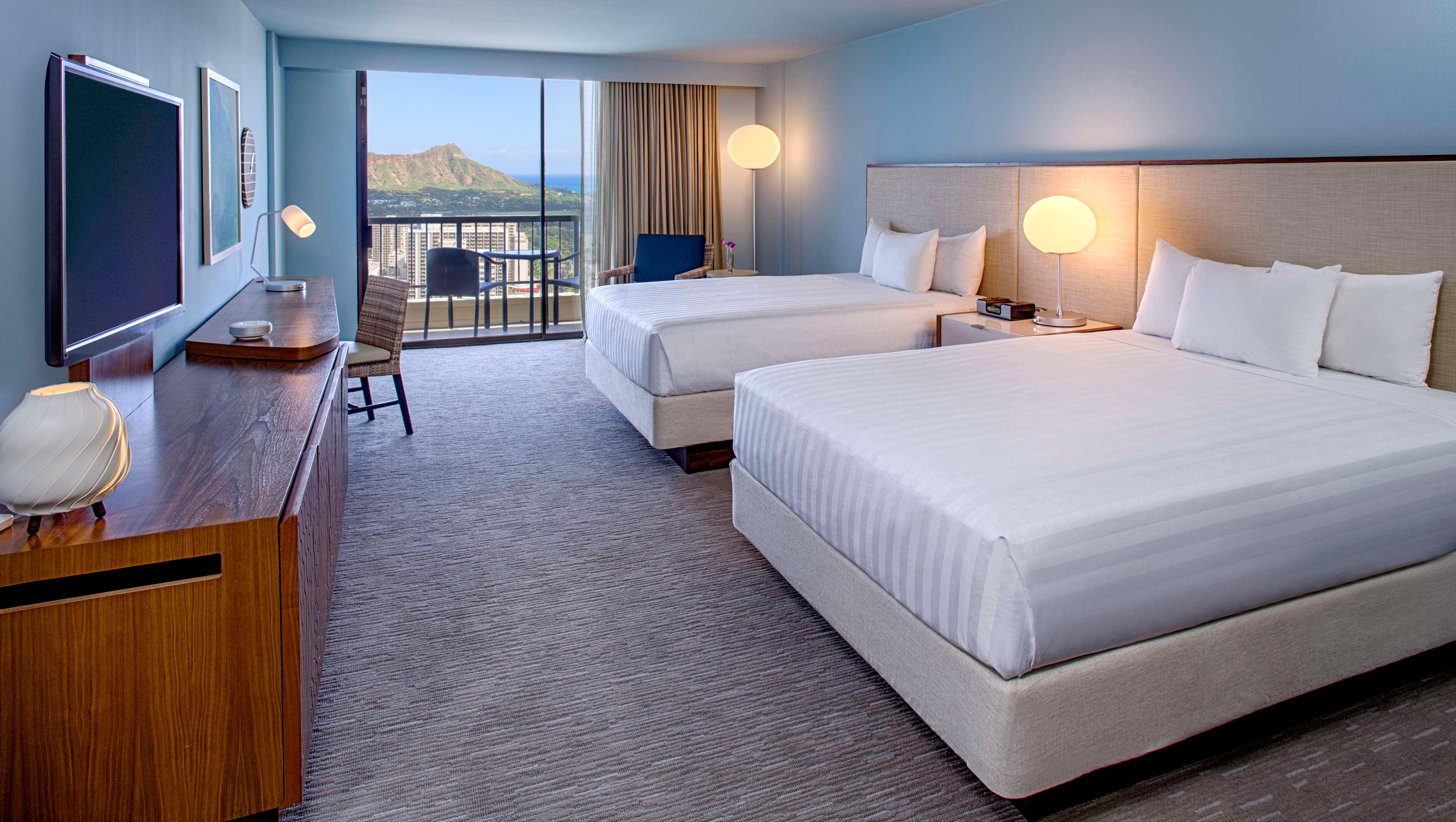 Double Ocean View Two Queen Beds