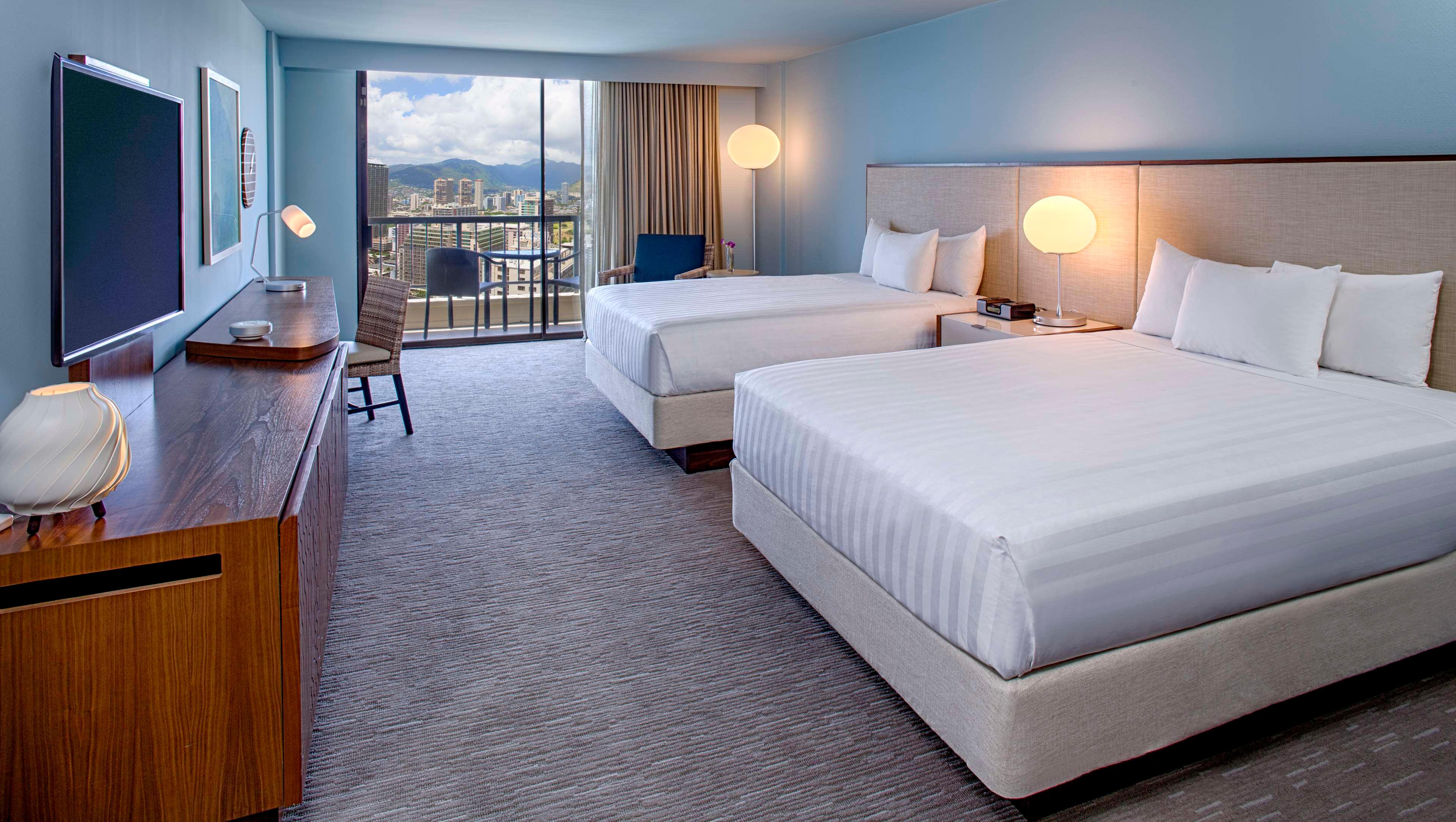 Double Two Queen Beds