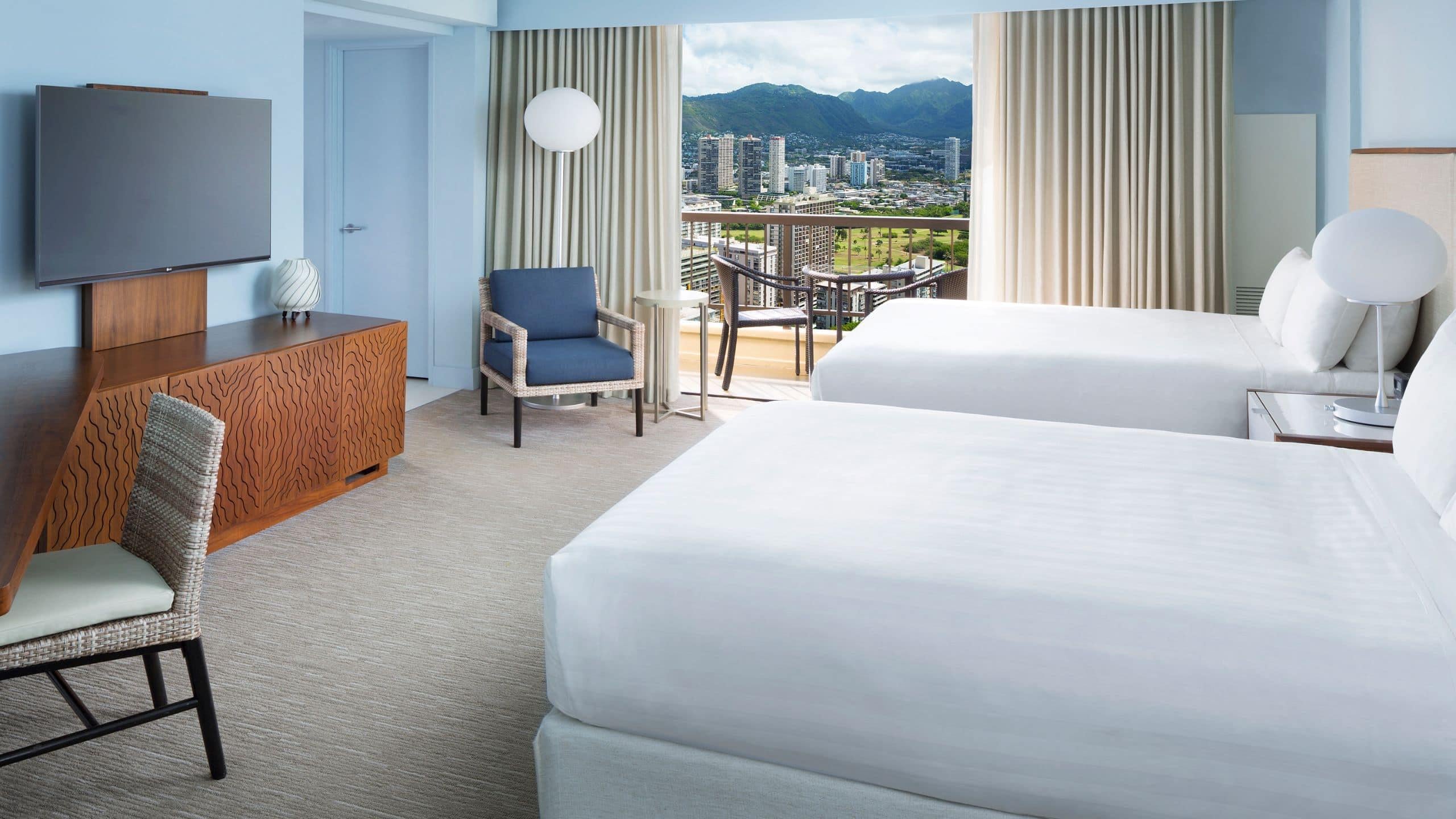 Double Two Queen Beds