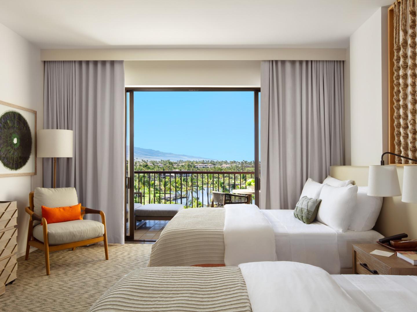 Double Ocean View Two Queen Beds