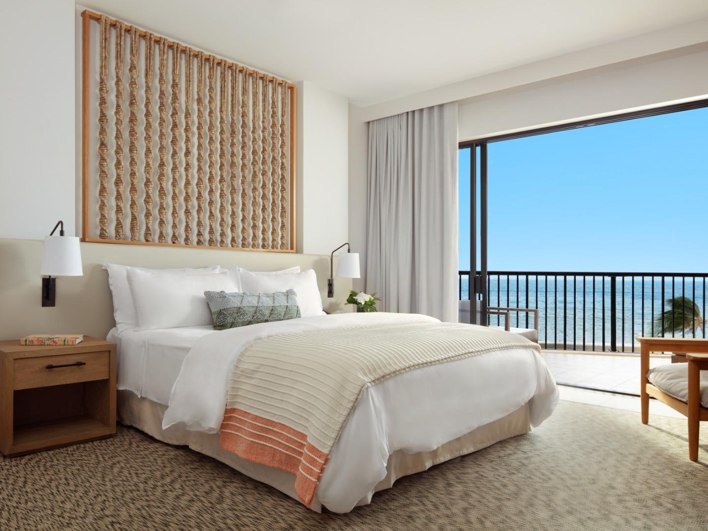 Double Ocean Front King Bed