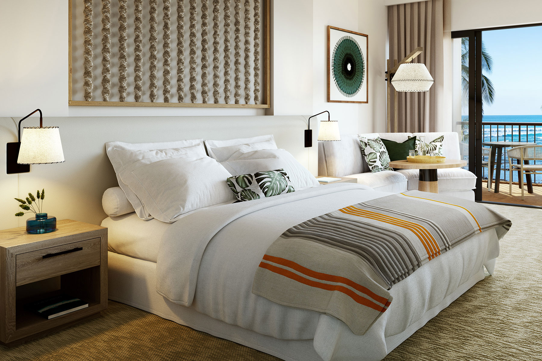 Double Ocean View King Bed