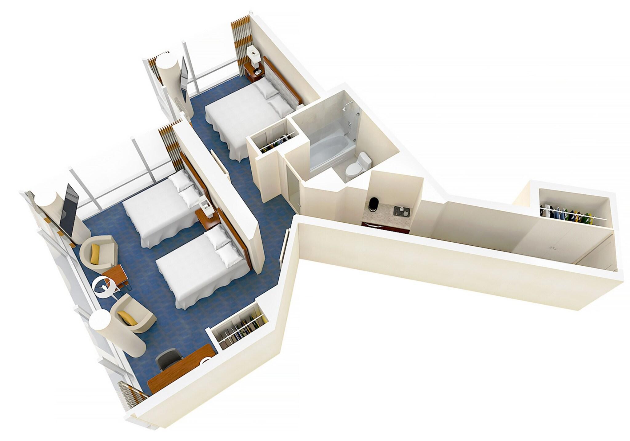Family Room King Size Bed