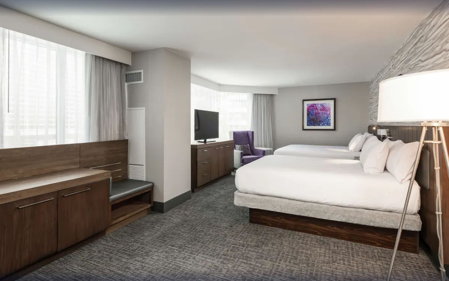 Double Two Queen Beds