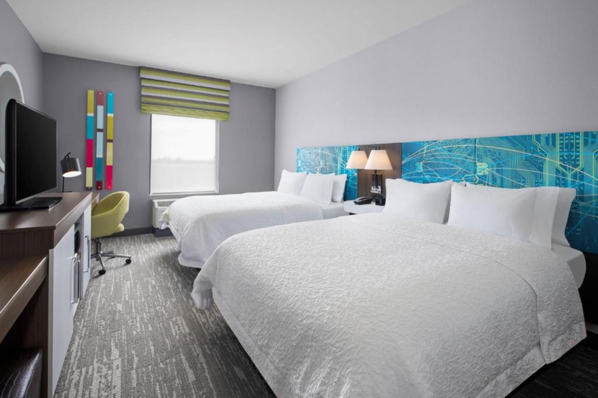 Double Two Queen Beds